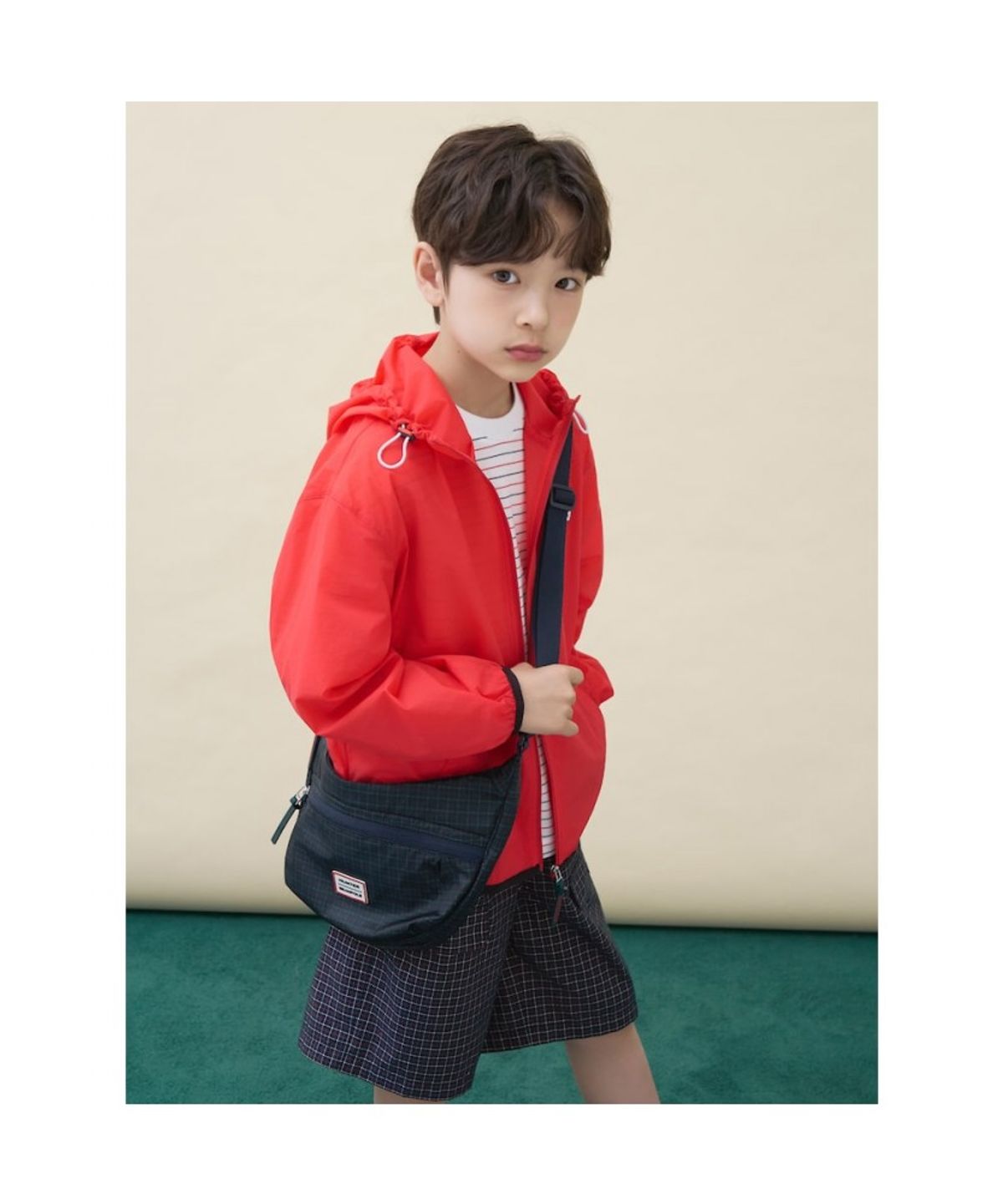 빈폴 키즈(BEANPOLE KIDS) [HUNTER] 나일론 미니 호보백  그린 (BI66D2U90M)