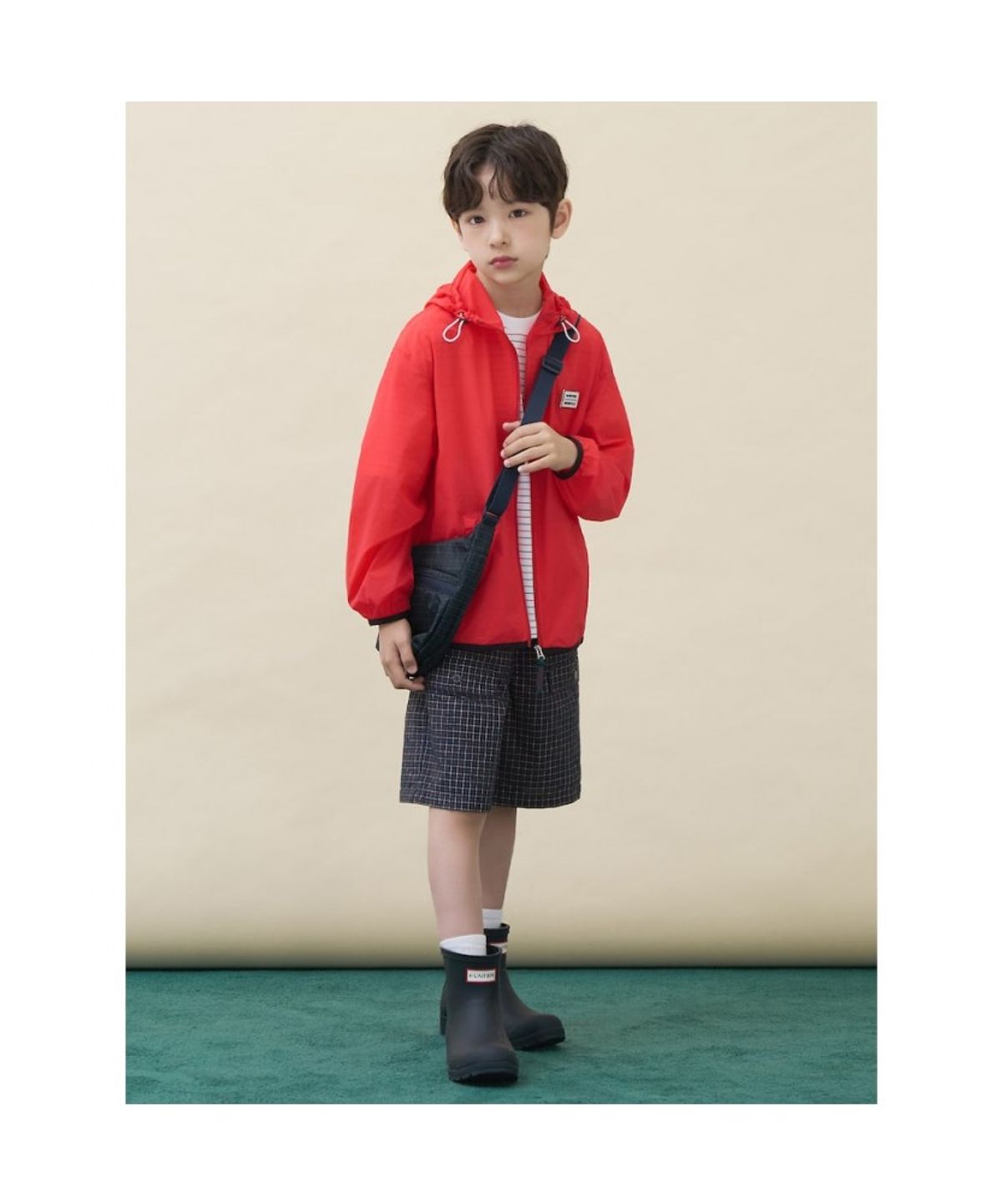 빈폴 키즈(BEANPOLE KIDS) [HUNTER] 나일론 미니 호보백  그린 (BI66D2U90M)
