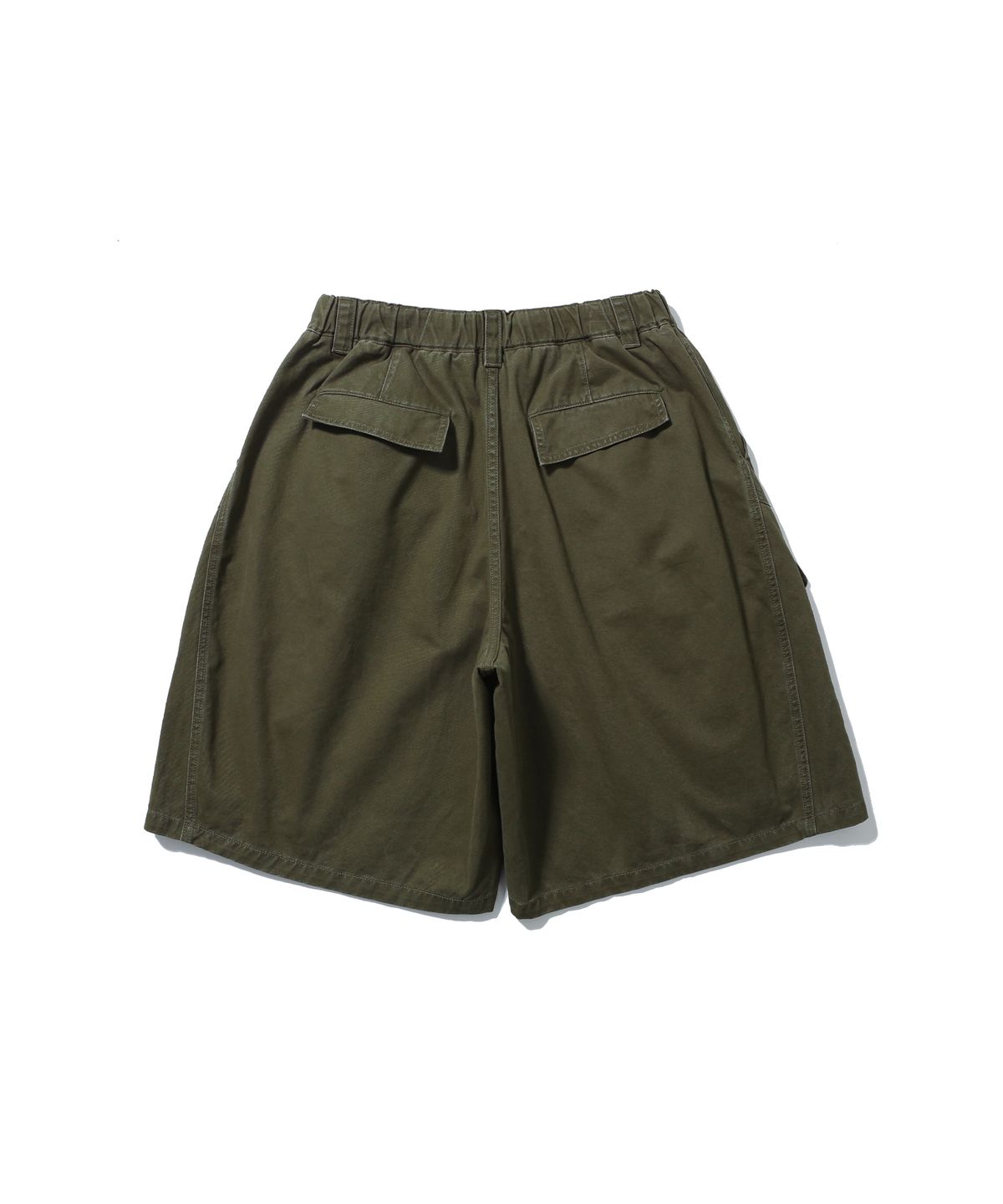 앵글런(ANGLAN) Structural Cargo Half Pants - Khaki