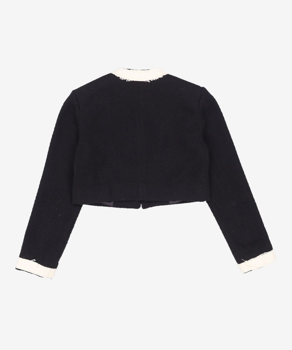 오아이오아이 컬렉션(OIOI COLLECTION) TWEED CROPPED JACKET [BLACK] S