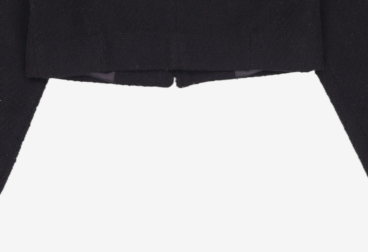 오아이오아이 컬렉션(OIOI COLLECTION) TWEED CROPPED JACKET [BLACK] S