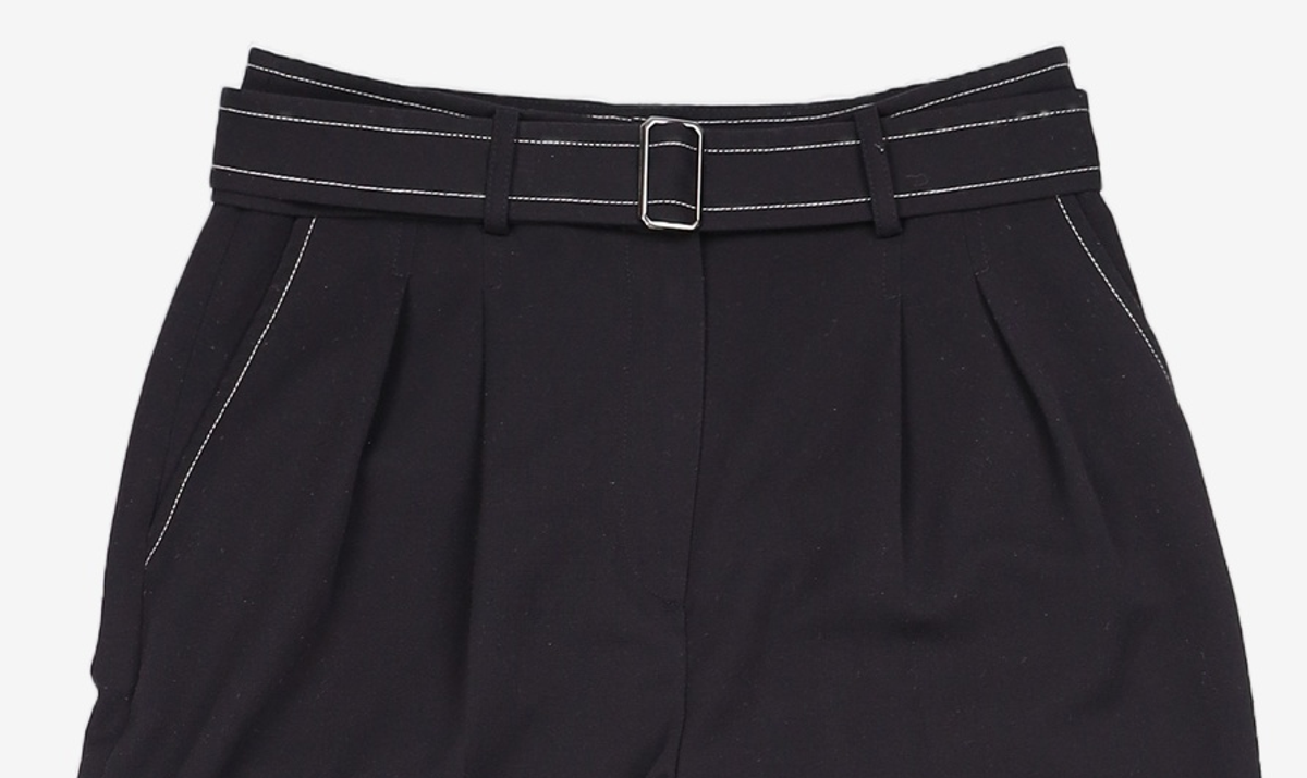 미쏘(MIXXO) 스티치 슬랙스 MIWTWD361B 28