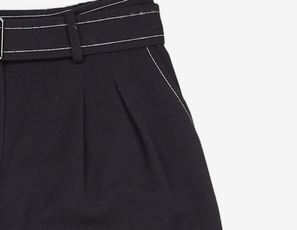 미쏘(MIXXO) 스티치 슬랙스 MIWTWD361B 28