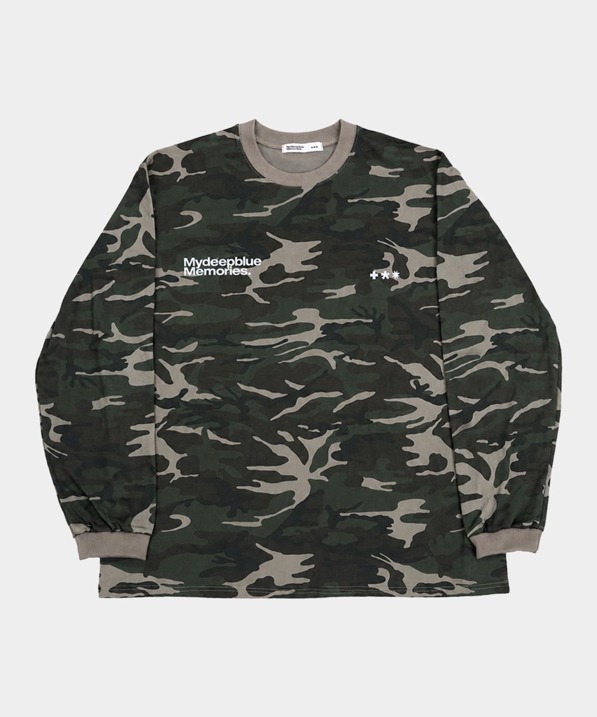마이딥블루메모리즈(MY DEEP BLUE MEMORIES) MM SYMBOL LOGO CAMO LONG SLEEVE #3