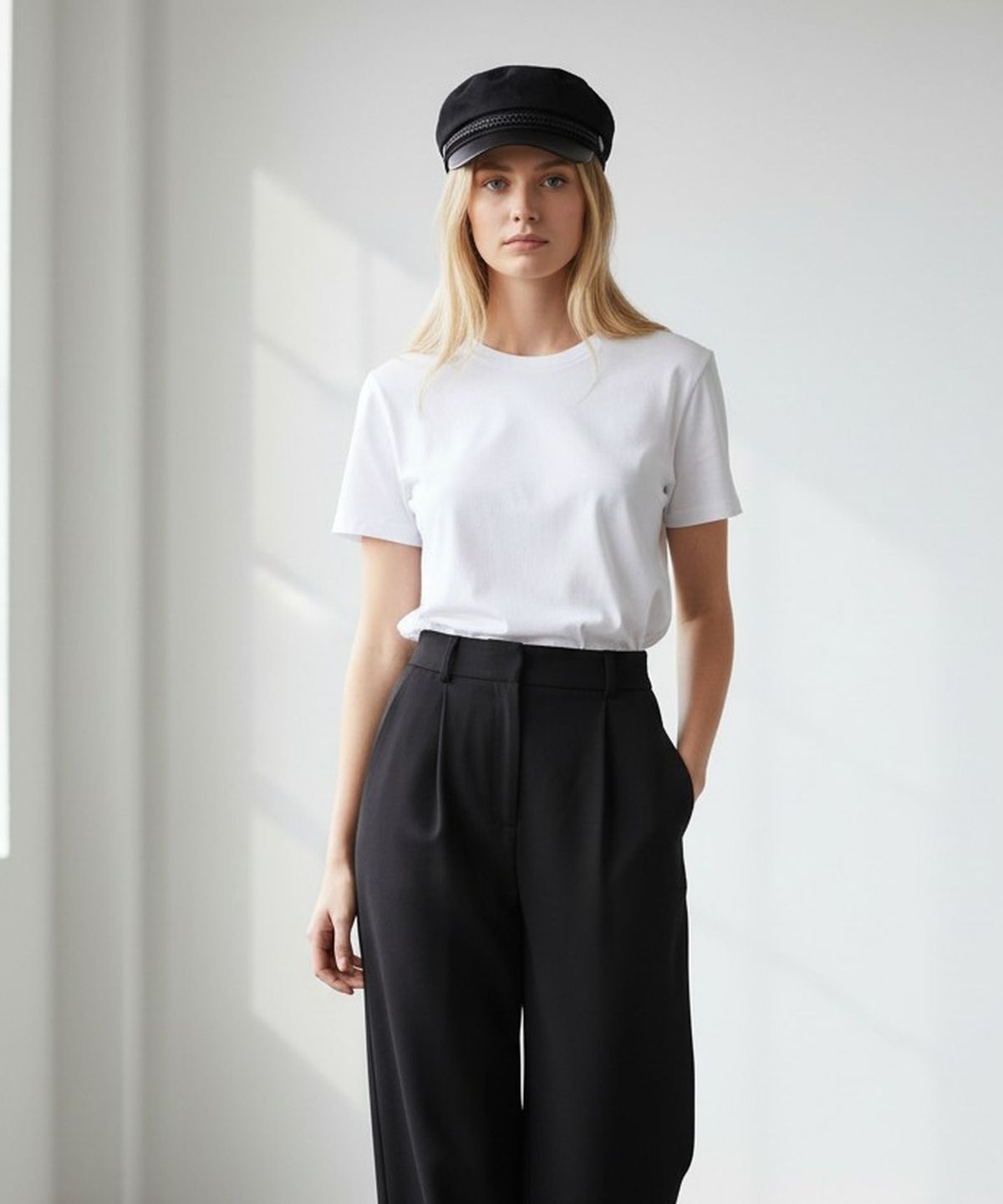유니버셜 케미스트리(UNIVERSAL CHEMISTRY) Cool Punk Black Marine Cap 마린캡