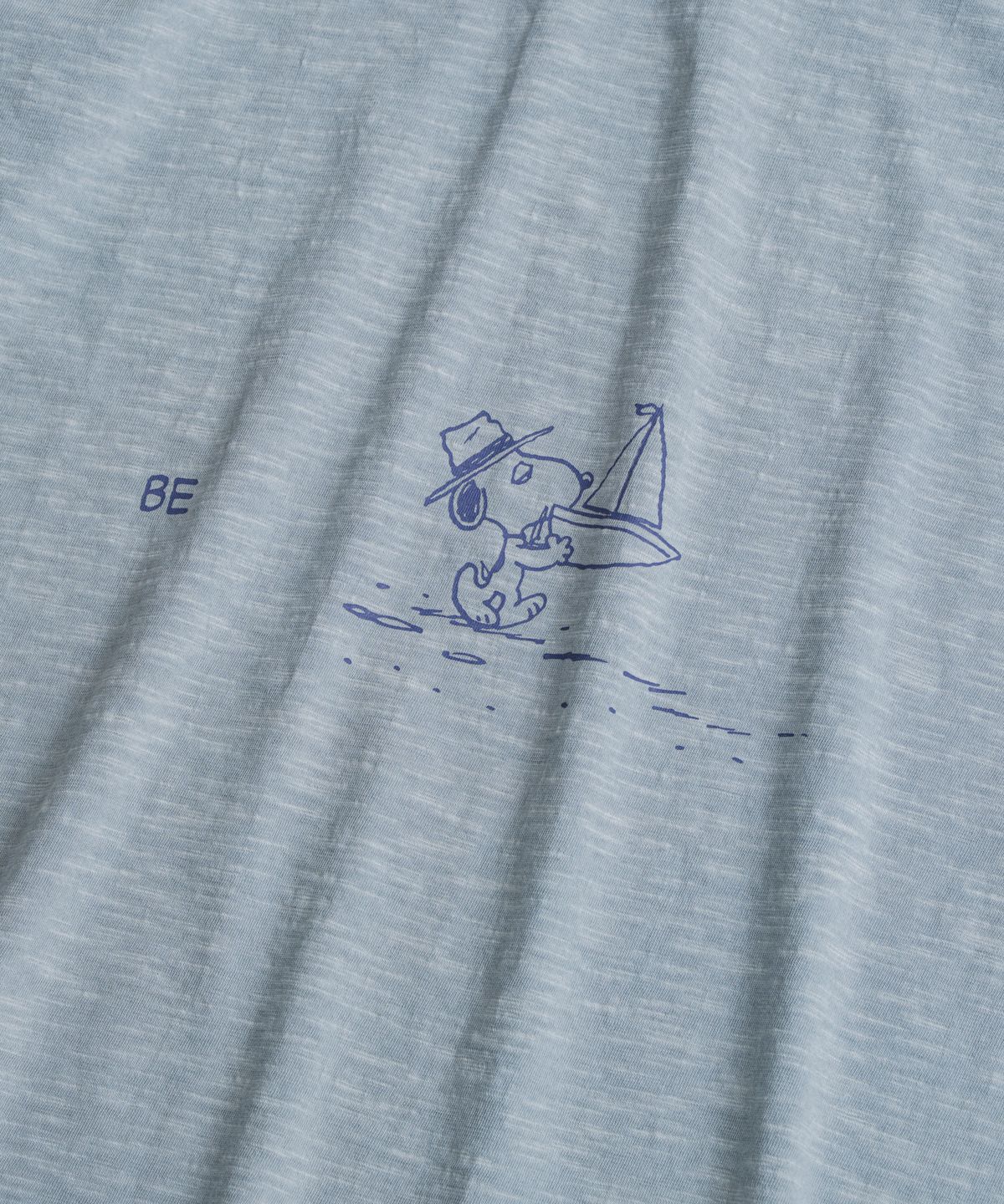 비헤비어(BEHEAVYER) [x PEANUTS] SPIKE GRAPHIC TUBLAR T-SHIRTS vintage blue