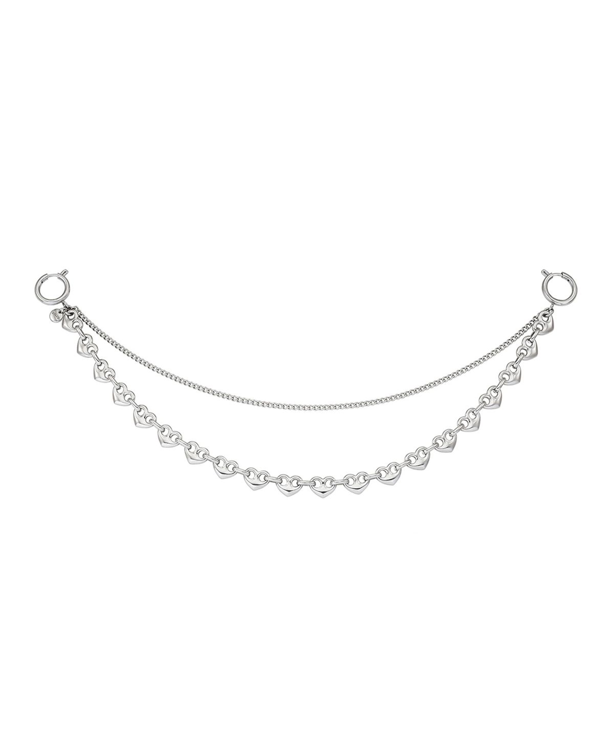 스탠드오일(STAND OIL) Dual Chain Keyring · 듀얼 체인 키링 / 실버