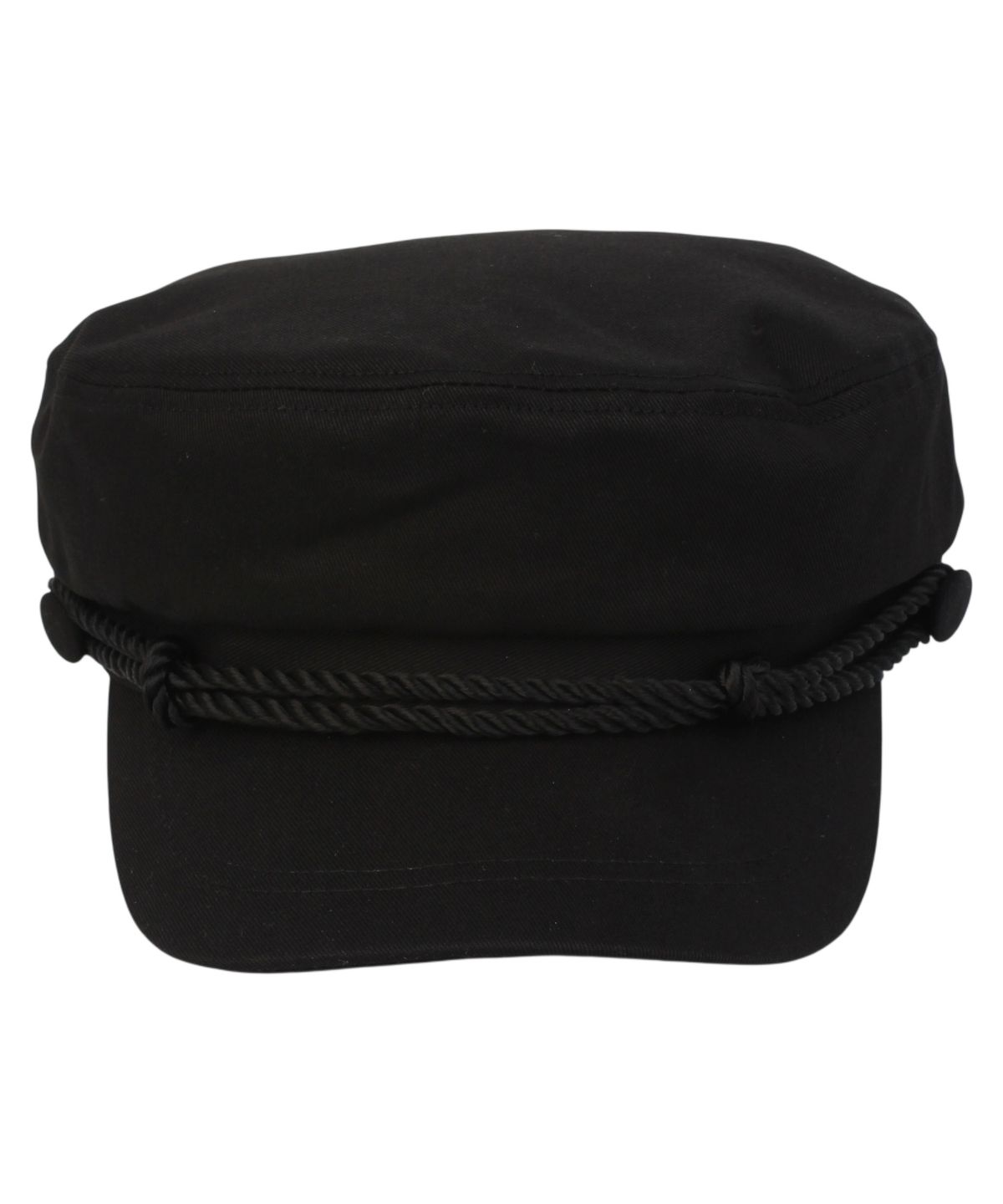 유니버셜 케미스트리(UNIVERSAL CHEMISTRY) Rope Solid Black Marine Cap 마린캡