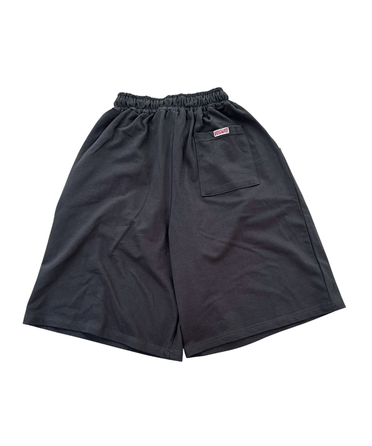 스케이터락(SK8ER ROCK) Lag Raid Patchwork Sweat Shorts ((Dark gray))