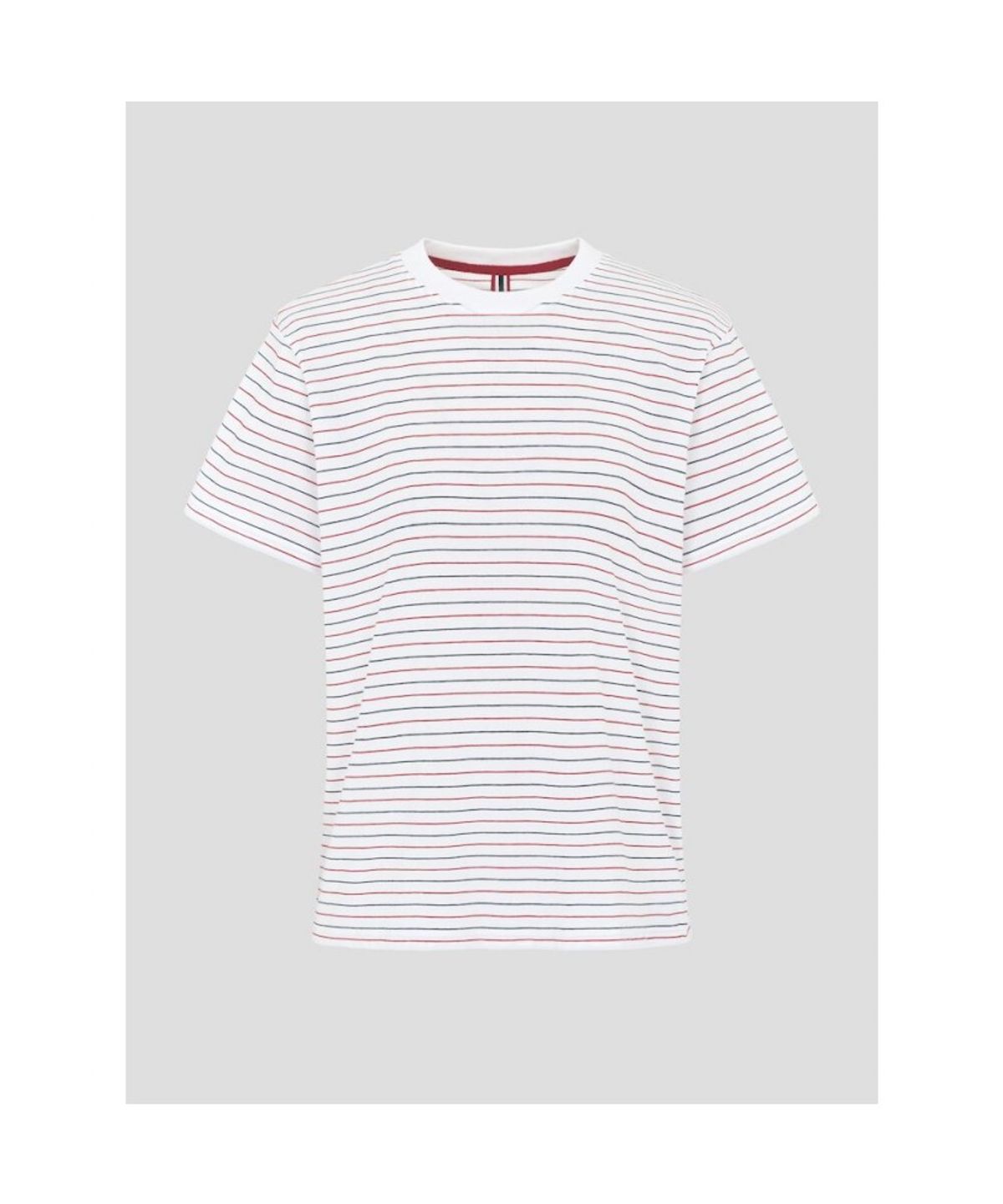 빈폴 레이디스(BEANPOLE LADIES) [HUNTER] 스트라이프 오버핏 반소매 티셔츠  아이보리 (BF6642K010)