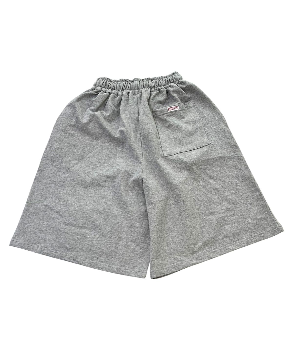 스케이터락(SK8ER ROCK) Lag Raid Patchwork Sweat Shorts ((Melange gray))