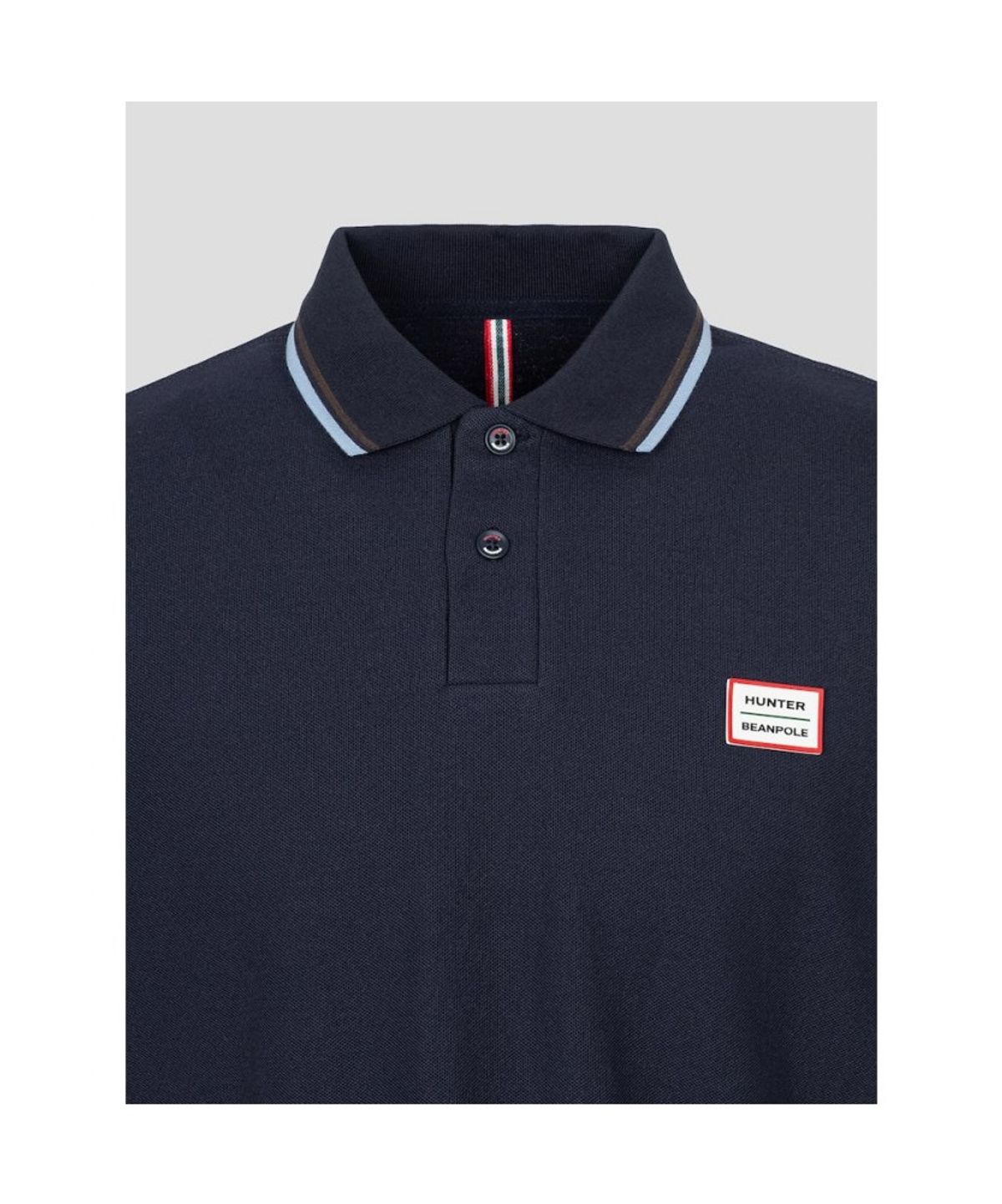 빈폴 멘(BEANPOLE MEN) [HUNTER] 티핑 칼라넥 티셔츠  네이비