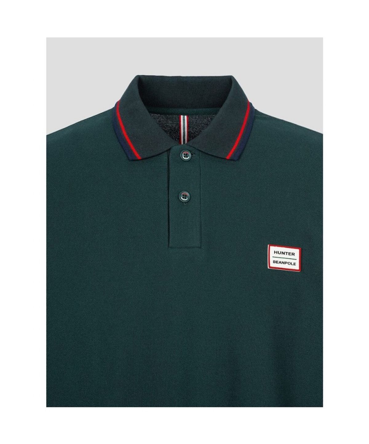빈폴 멘(BEANPOLE MEN) [HUNTER] 티핑 칼라넥 티셔츠  그린