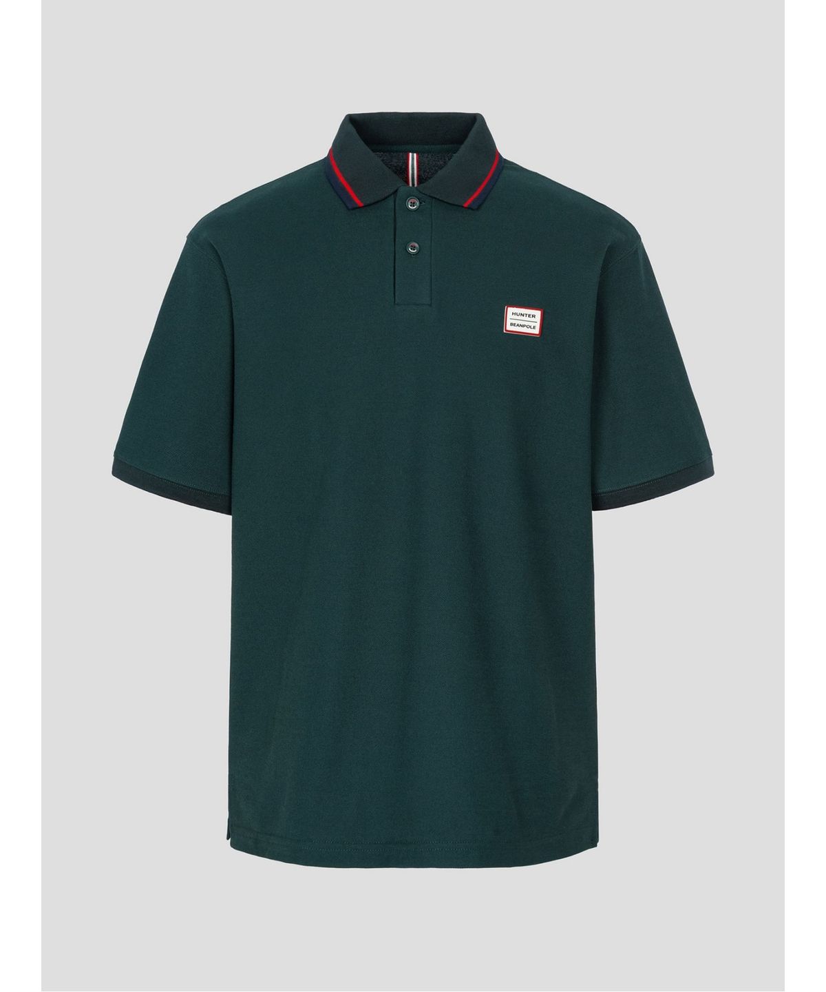 빈폴 멘(BEANPOLE MEN) [HUNTER] 티핑 칼라넥 티셔츠  그린