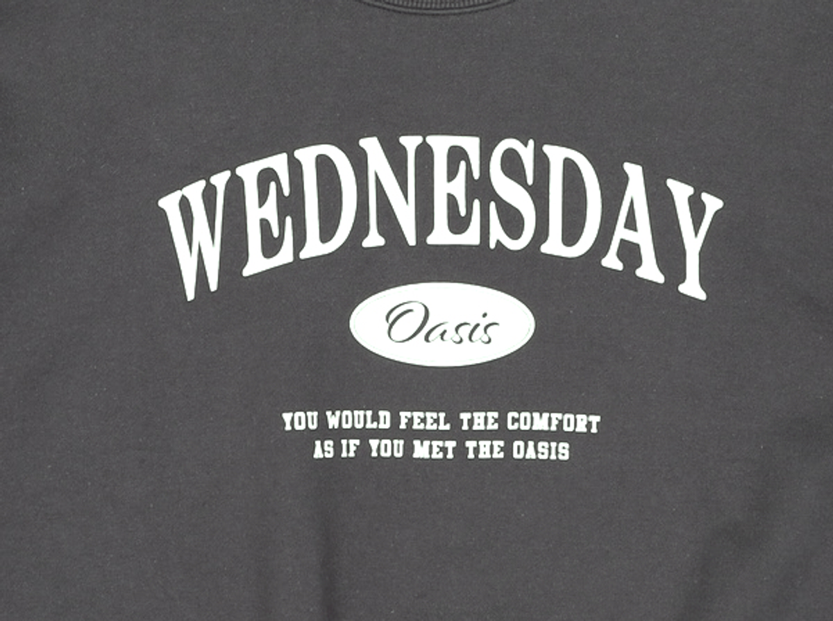웬즈데이오아시스(WEDNESDAY OASIS) 맨투맨/스웨트셔츠 M