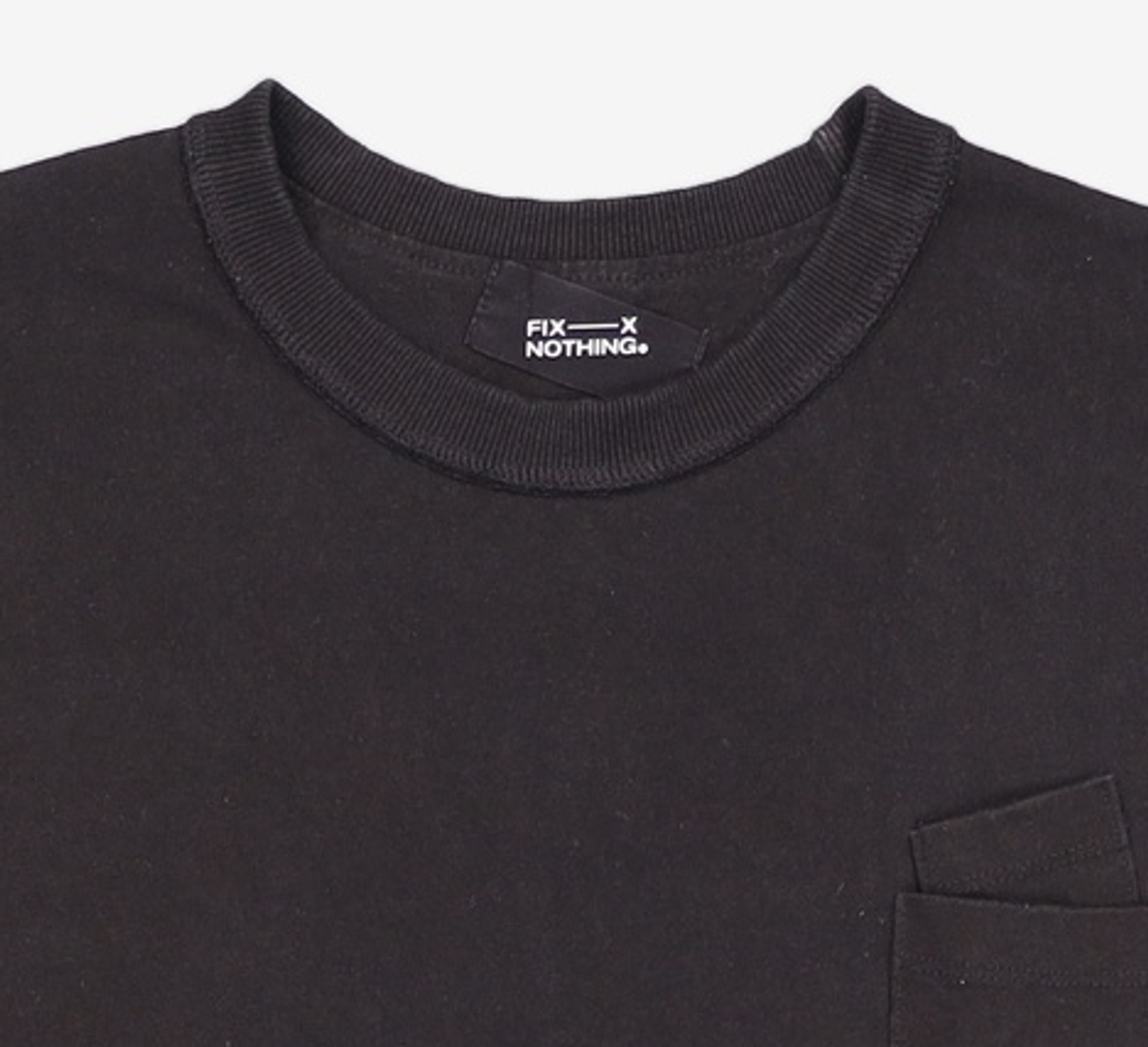픽스낫띵(FIX NOTHING) FXNT GRAPHIC CODE T-SHIRT Black M