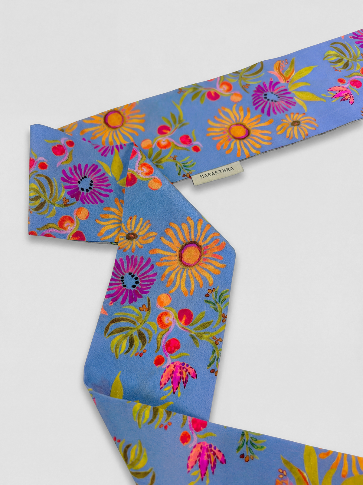 마레트라(MARAETHRA) Sunkissed Dream Silk Tie Scarf 썬키스드 드림 실크 타이 스카프