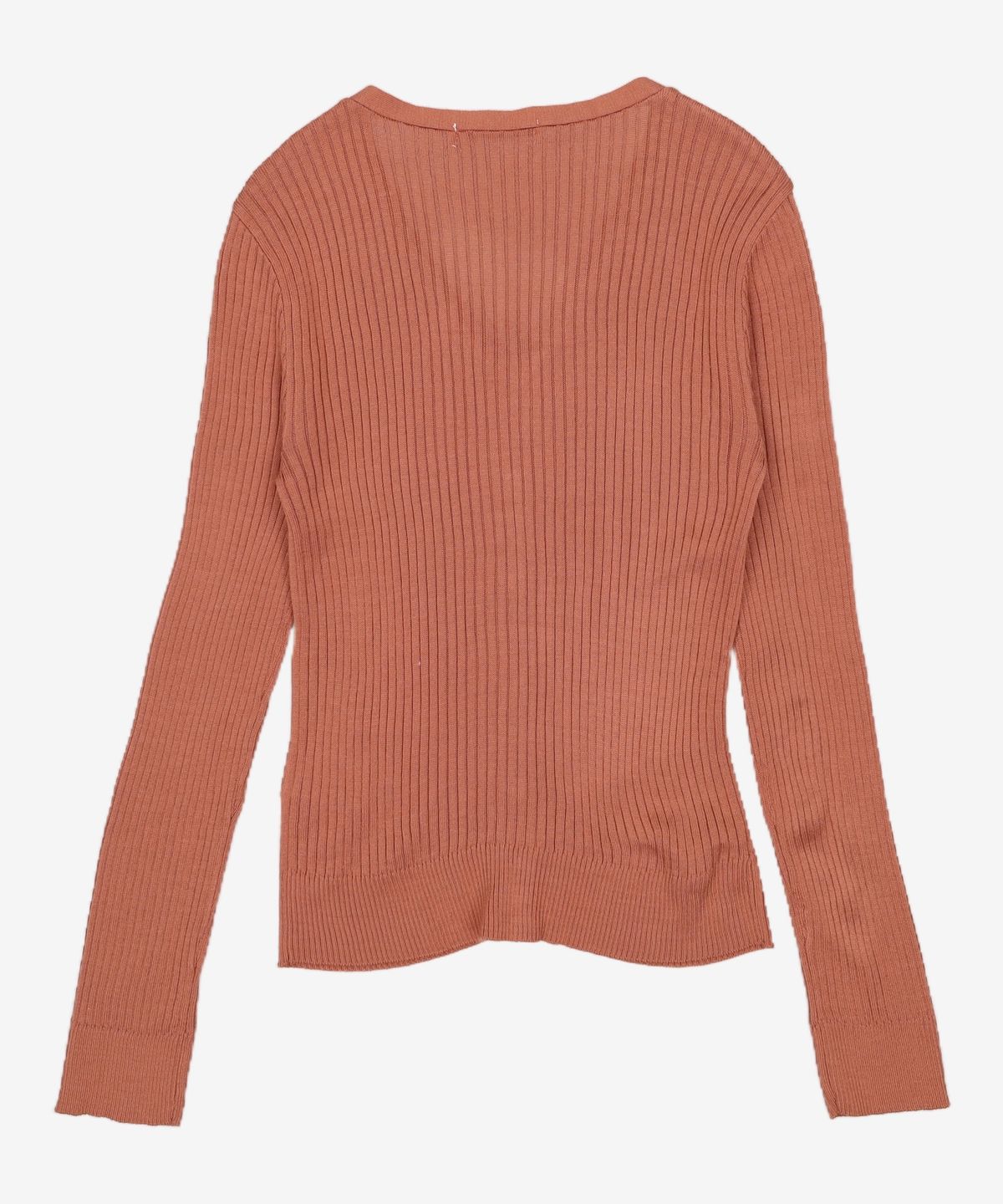미쏘(MIXXO) 베이직 V넥 골지 가디건 MIWCKA930T L
