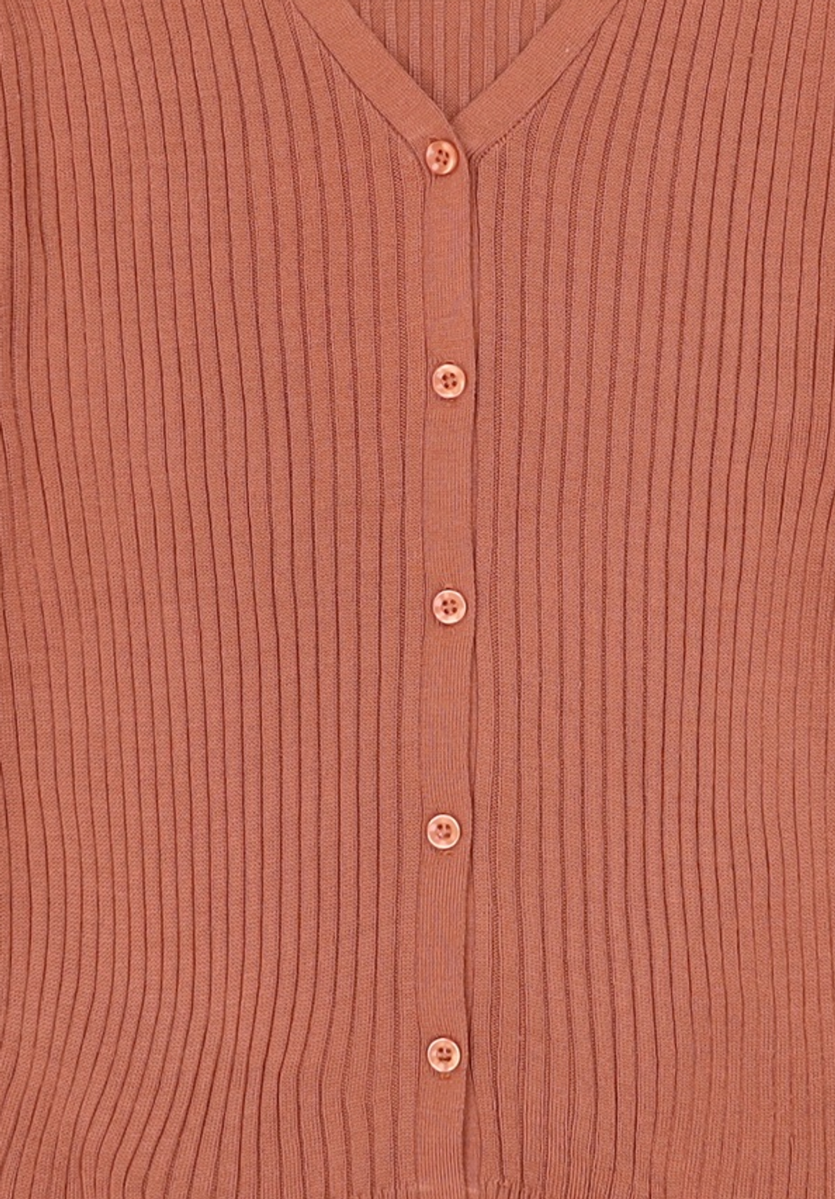 미쏘(MIXXO) 베이직 V넥 골지 가디건 MIWCKA930T L