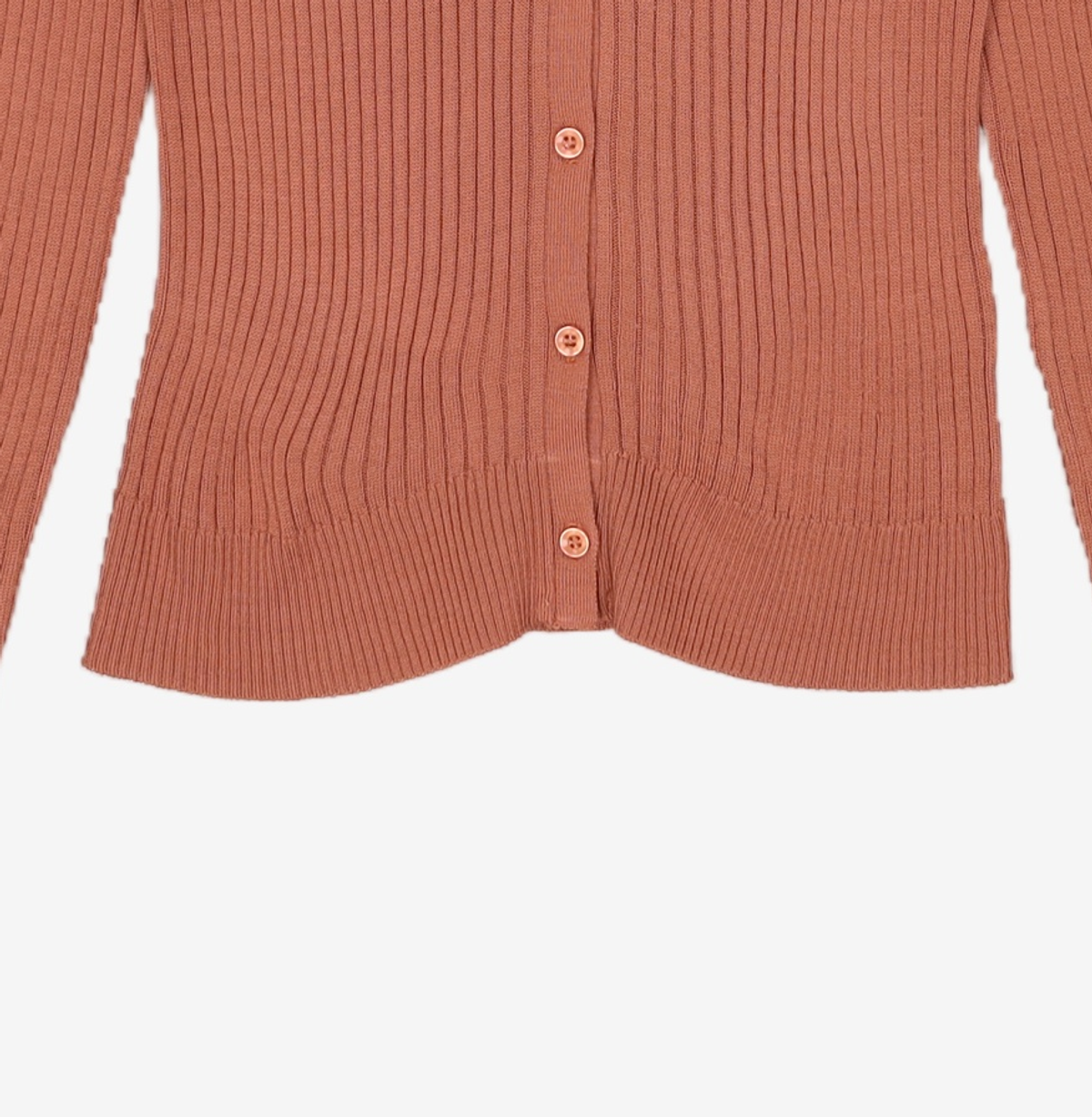 미쏘(MIXXO) 베이직 V넥 골지 가디건 MIWCKA930T L