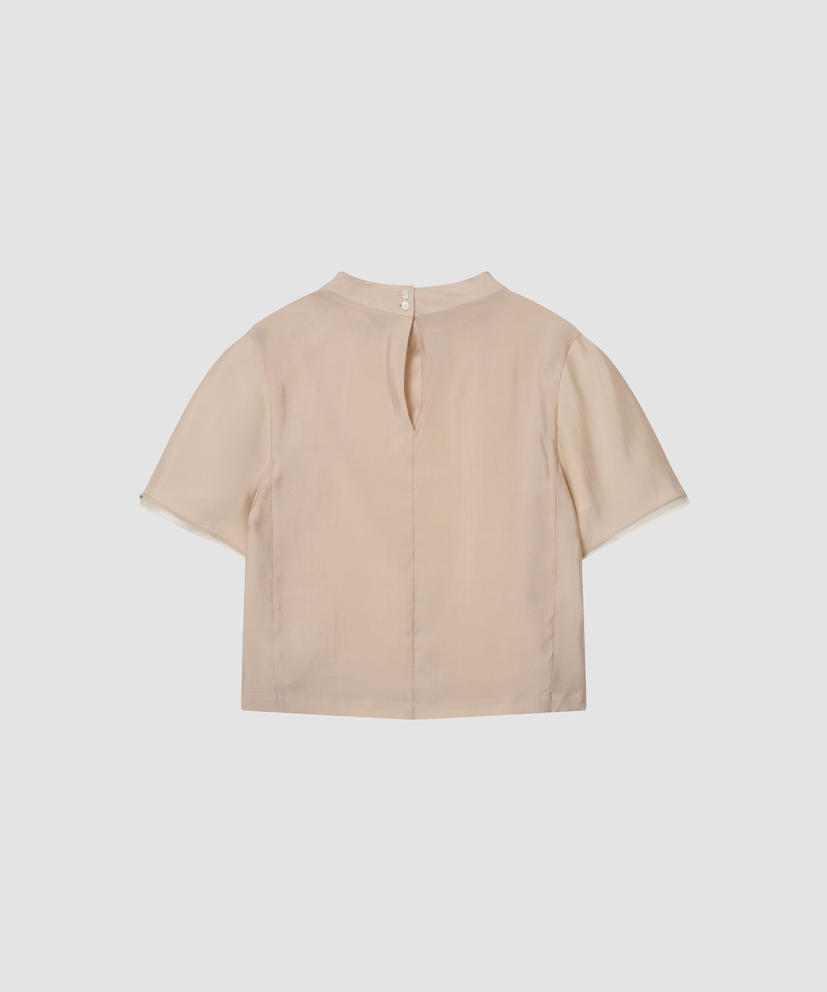 더 릴(THE LILLE) Flare Sleeve Blouse_Apricot