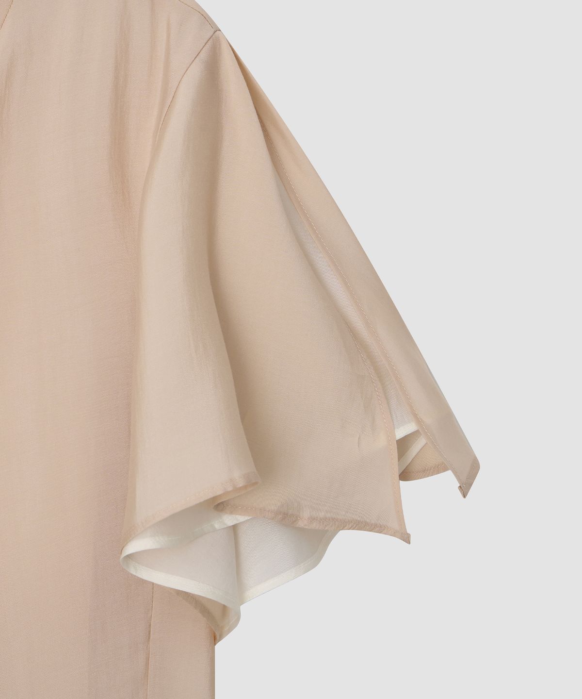 더 릴(THE LILLE) Flare Sleeve Blouse_Apricot
