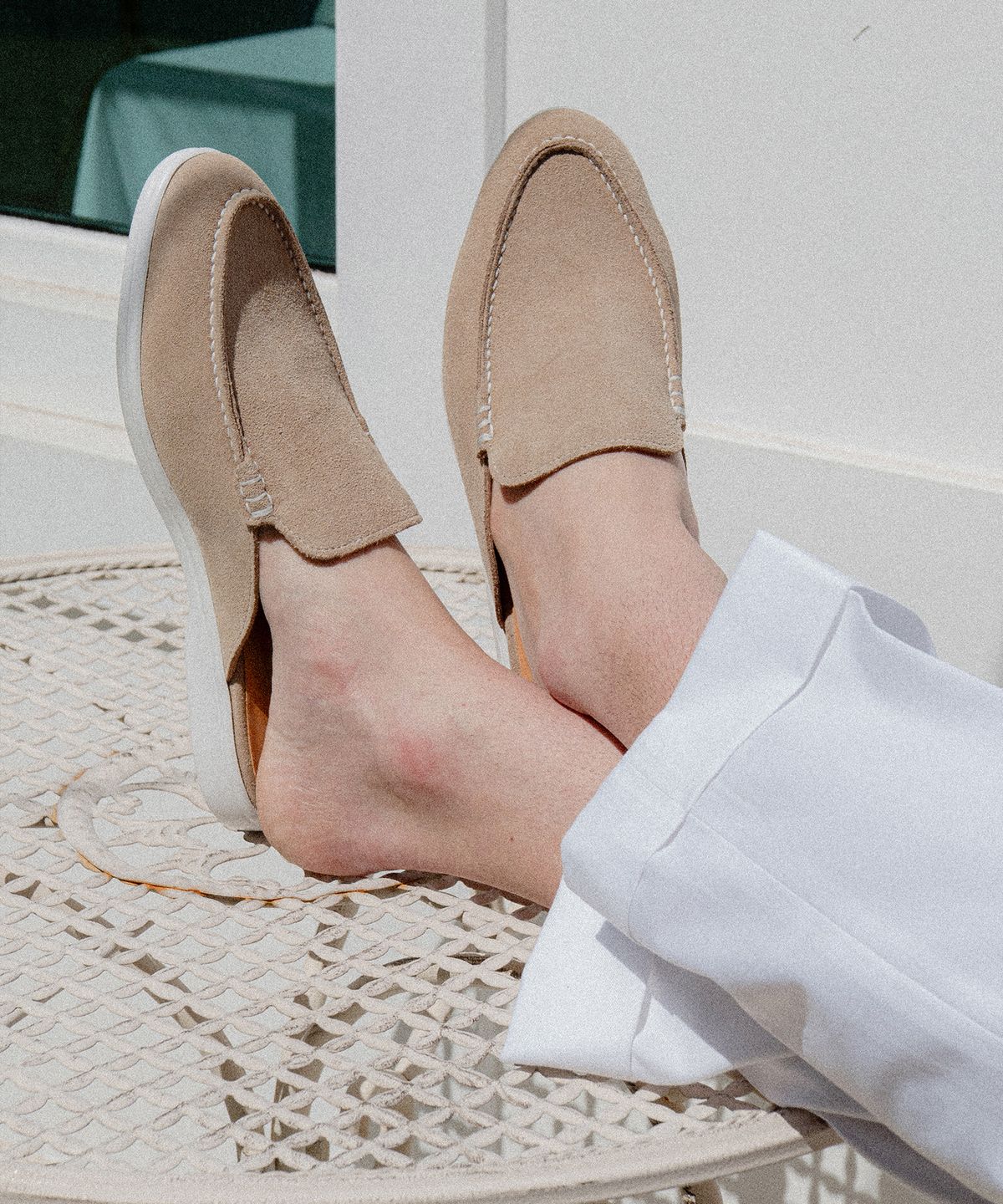 올클래식(ALLCLASSIC) ALC4413W 리조트 뮬_beige suede