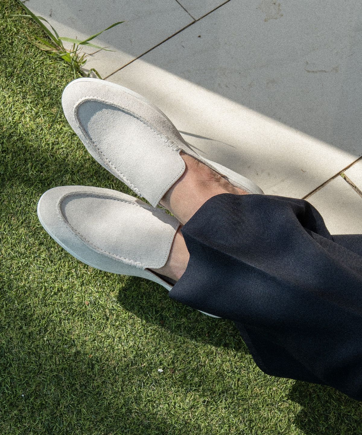 올클래식(ALLCLASSIC) ALC4413W 리조트 뮬_white suede