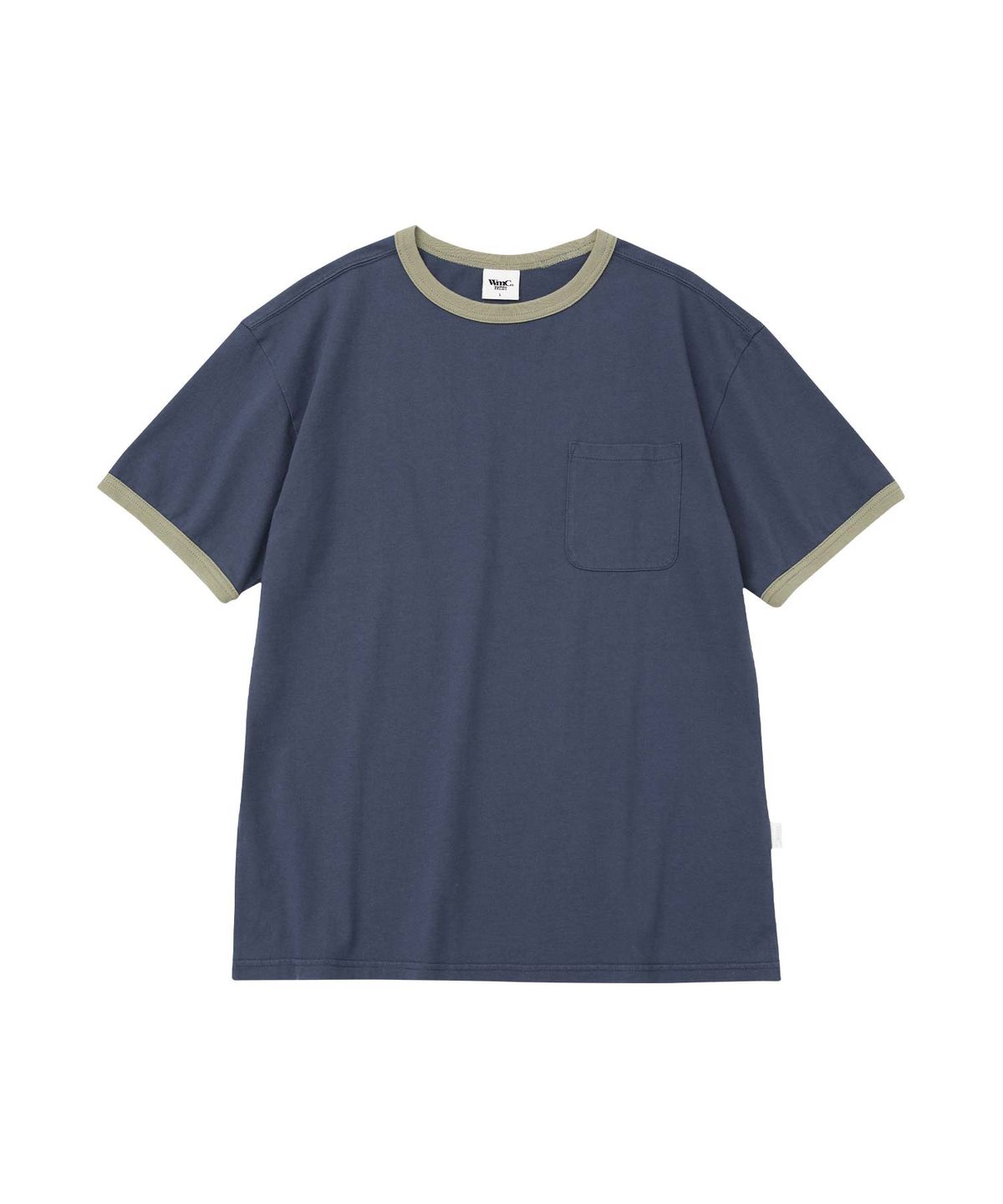 더블유엠씨(WMC) [크롭] 미네랄 워싱 링거 티셔츠(3color)