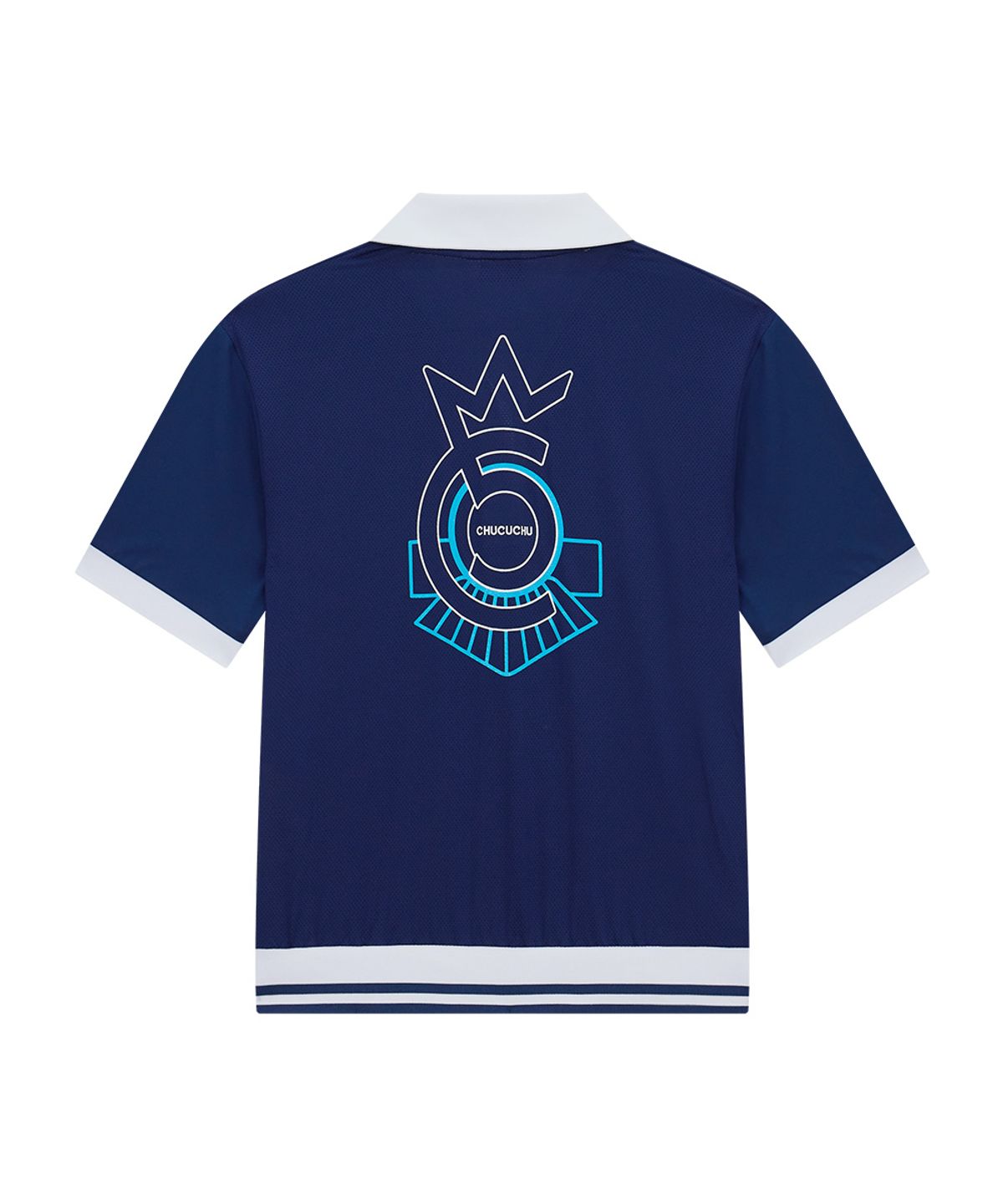 츄쿠츄(CHUCUCHU) 마린 쁘띠 카라 숏 슬리브 탑 (NAVY) CBFSS-TS007W