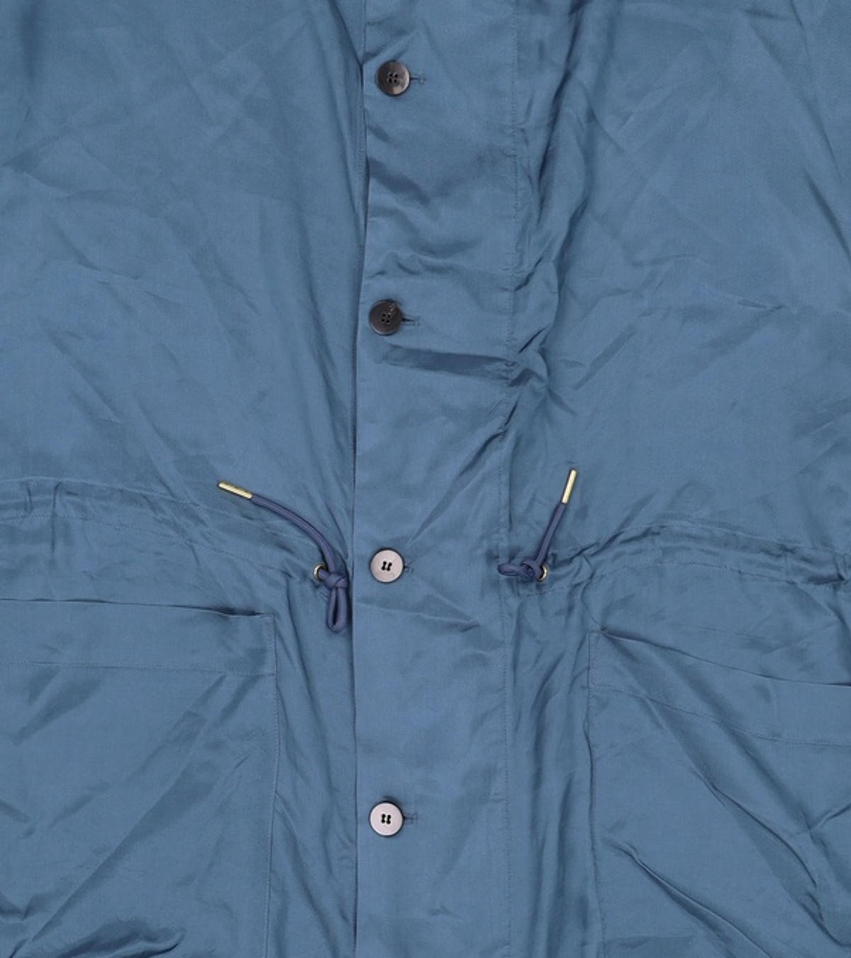 벌스데이수트(BIRTHDAYSUIT) DRAPING COAT (BLUE) L