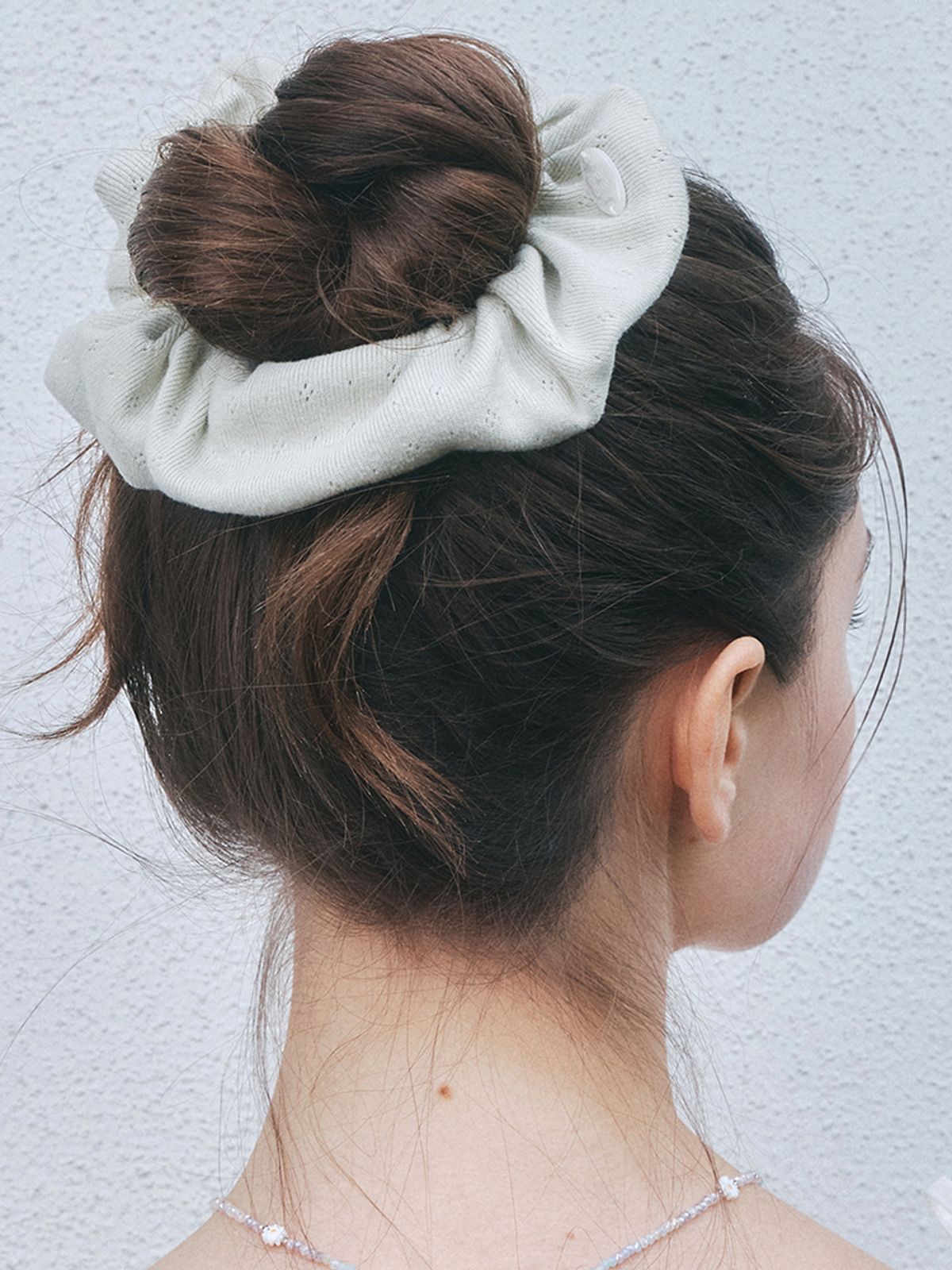 앵브록스(ENGBROX) cozy pointelle scrunchie_3 colors