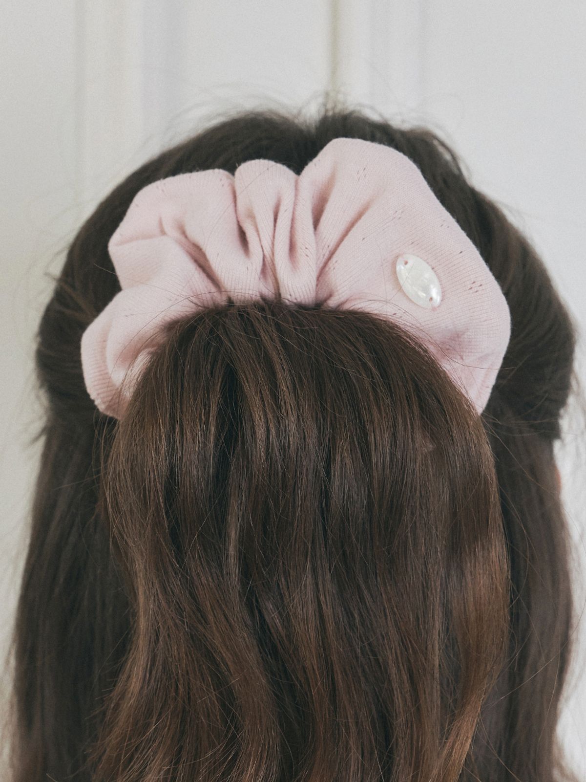 앵브록스(ENGBROX) cozy pointelle scrunchie_3 colors