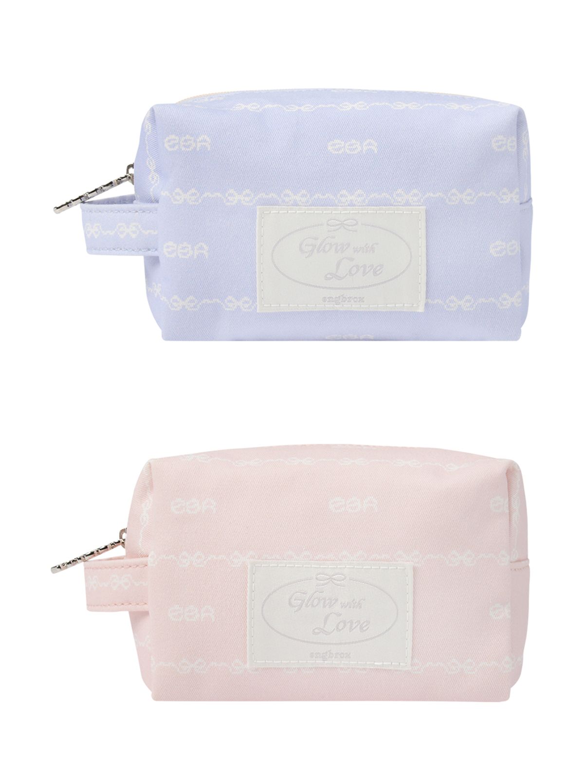 앵브록스(ENGBROX) blush ribbon pouch_2 colors
