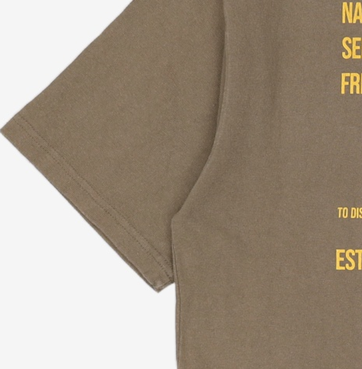 프리즘웍스(FRIZMWORKS) SERVICE LABEL TEE _ OLIVE M