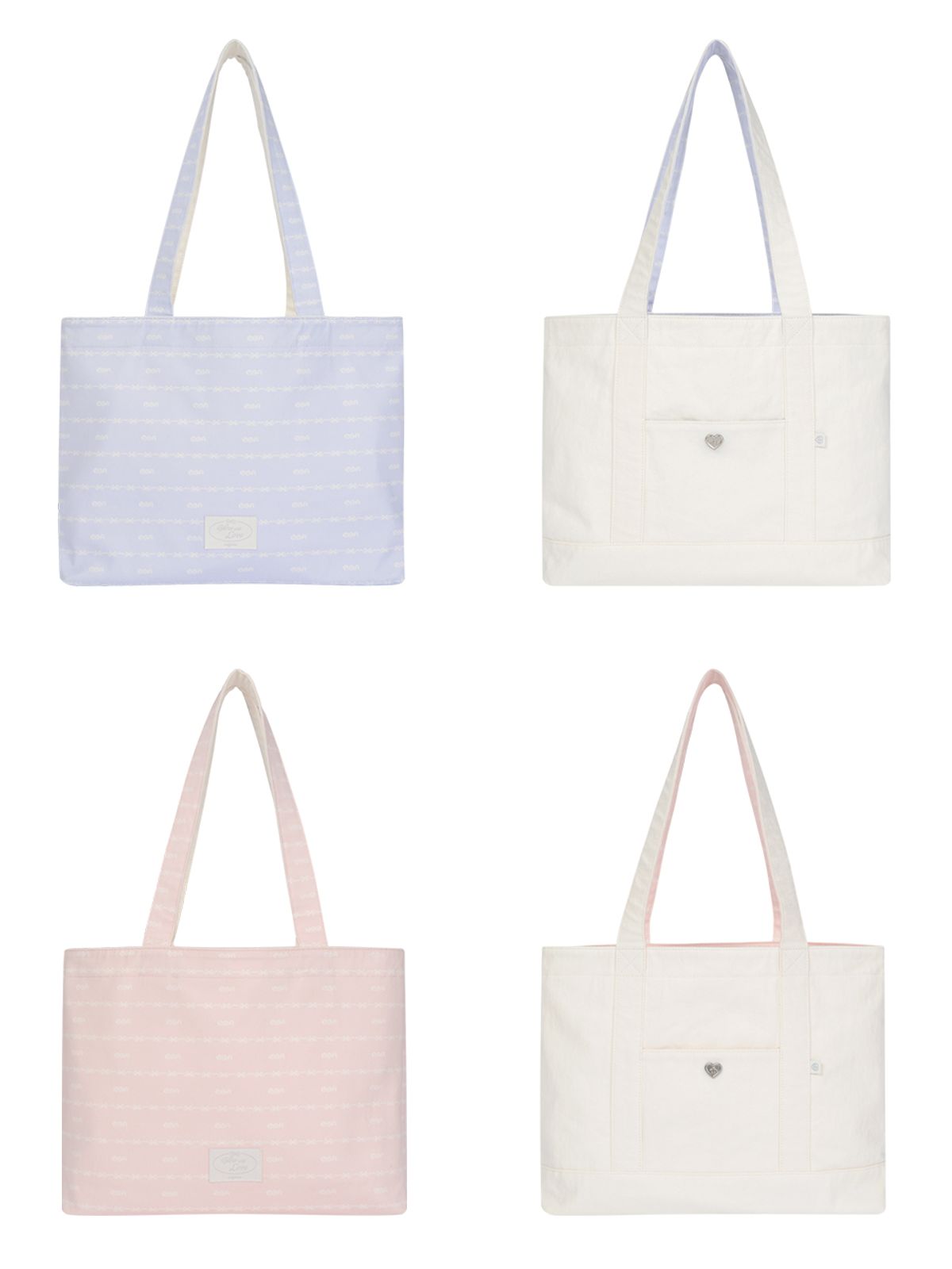 앵브록스(ENGBROX) blush ribbon reversible shoulder bag_2 colors