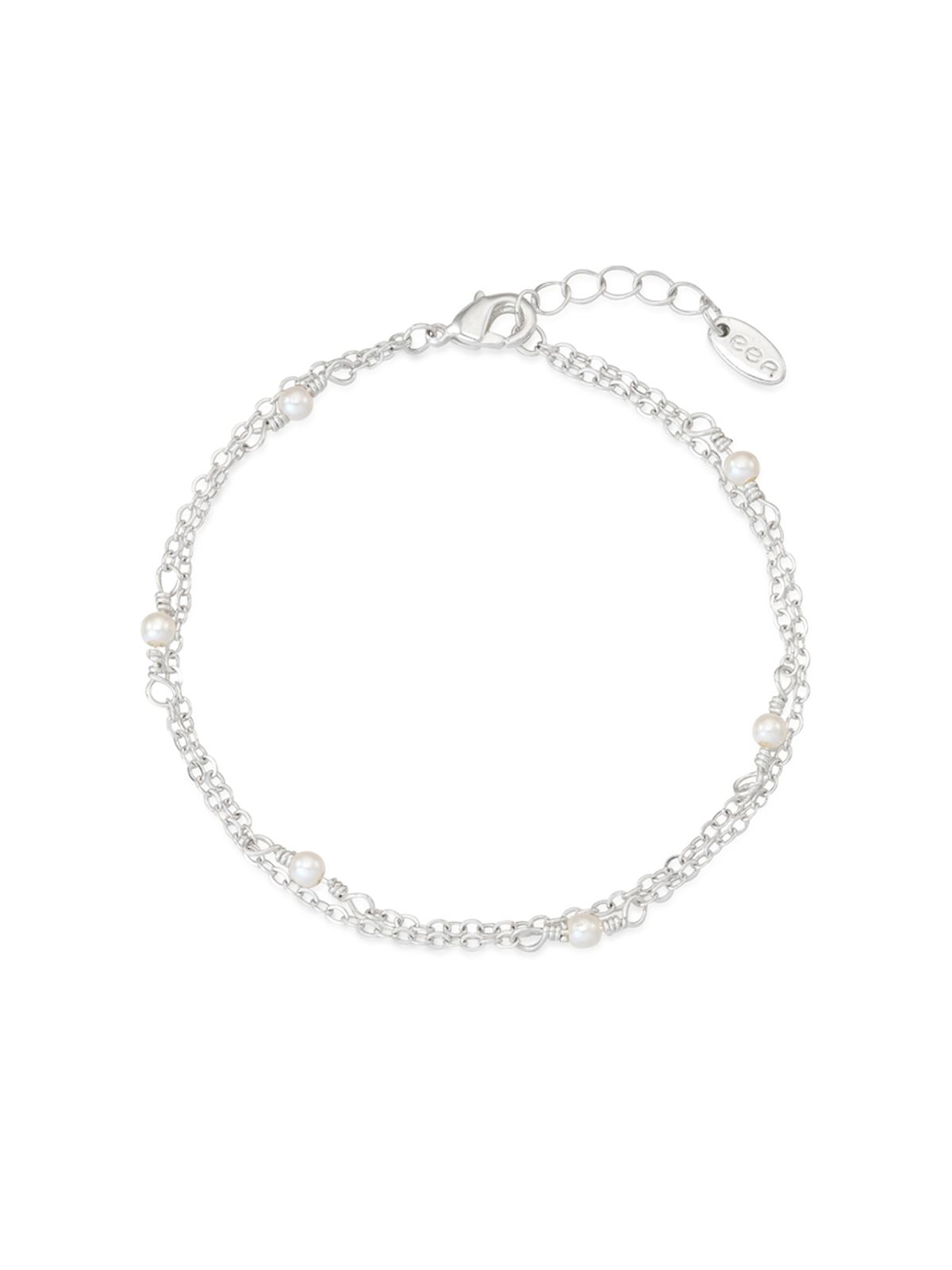 앵브록스(ENGBROX) cloudy pearl layered bracelet
