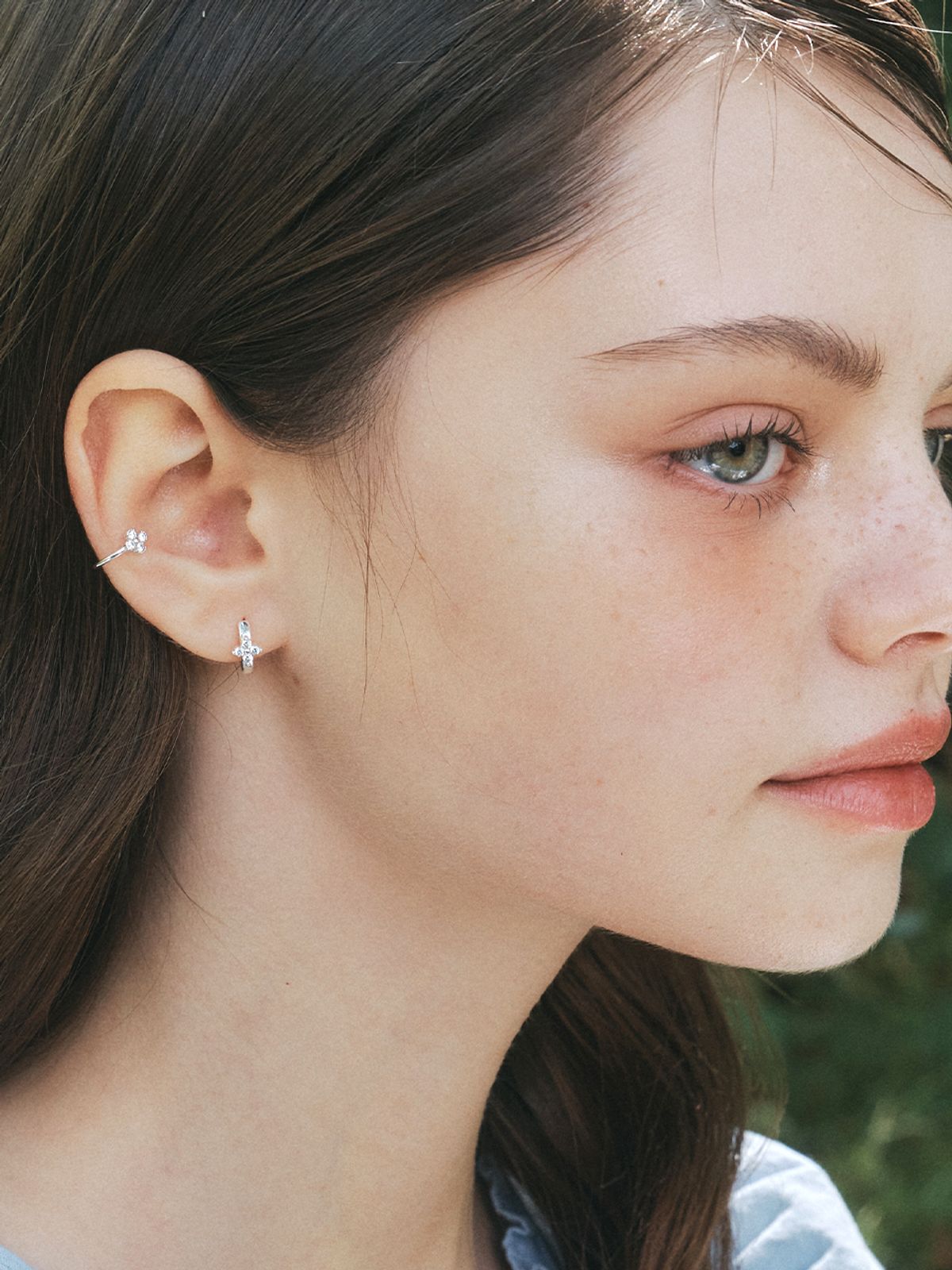 앵브록스(ENGBROX) [silver925] petal cubic earcuff