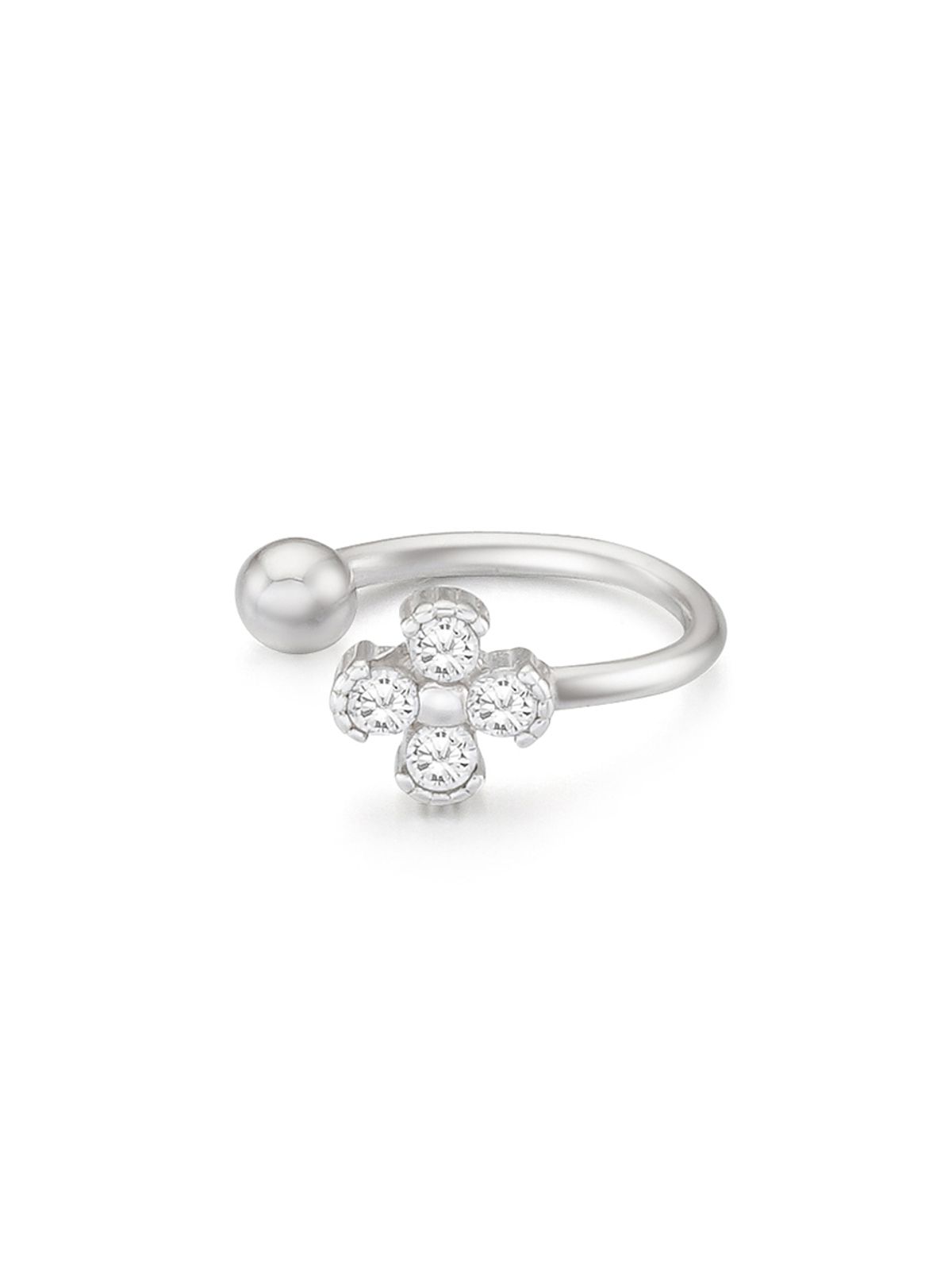 앵브록스(ENGBROX) [silver925] petal cubic earcuff