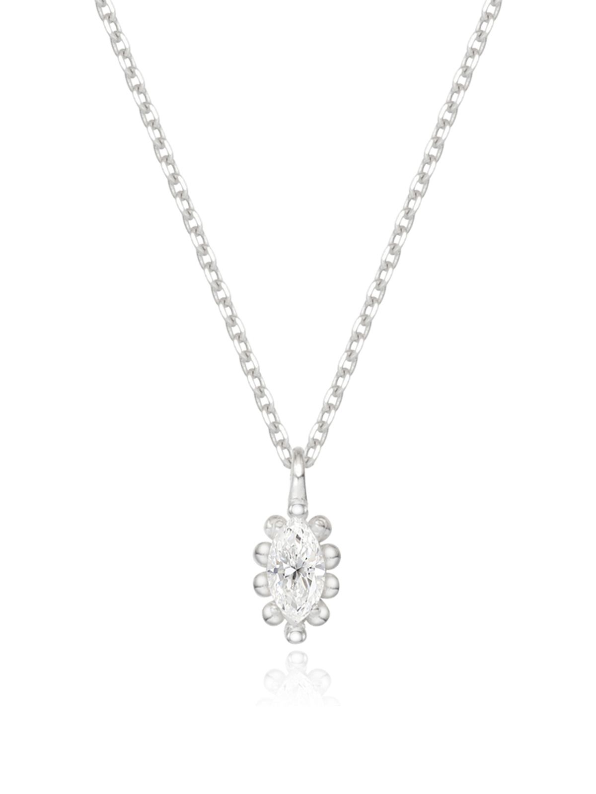 앵브록스(ENGBROX) [silver925] sugarpetal cubic necklace