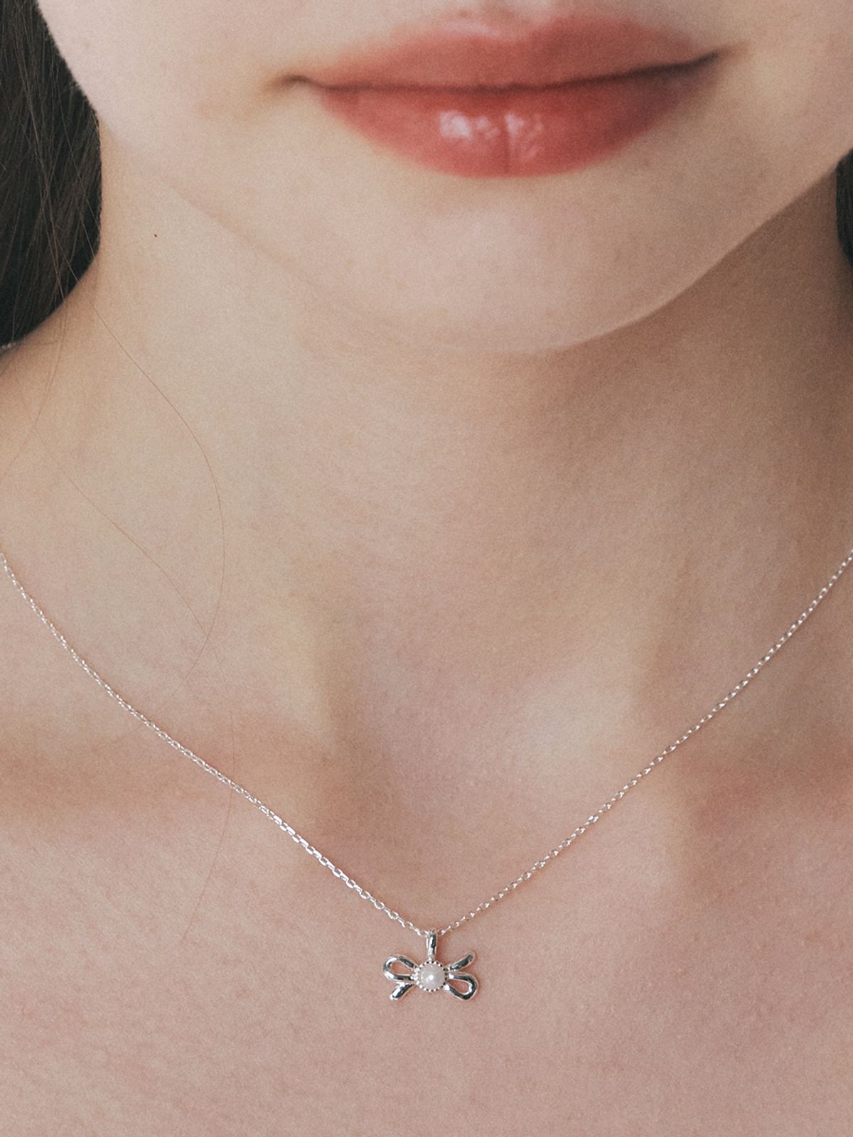 앵브록스(ENGBROX) soppy ribbon necklace_2 colors