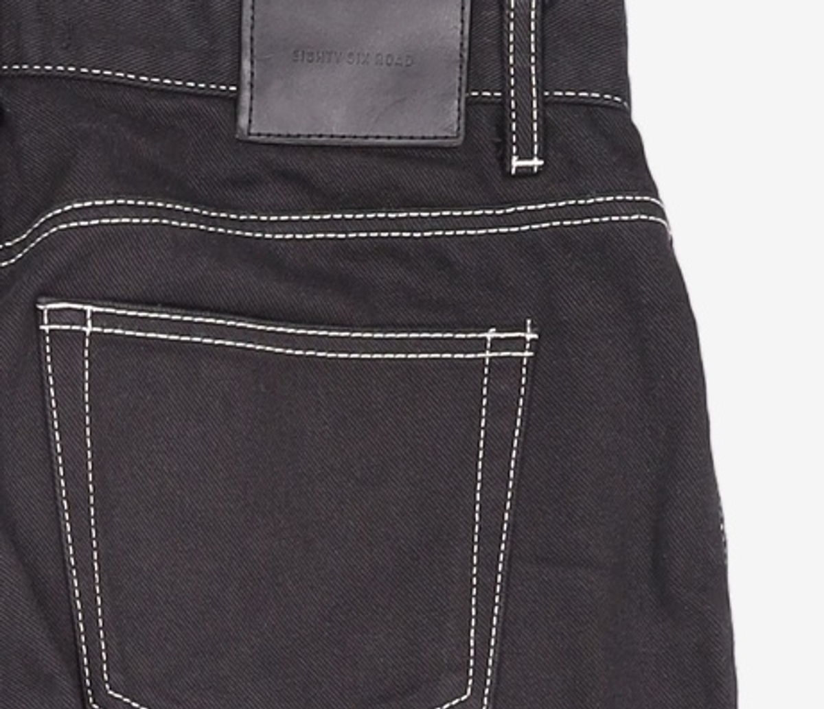 86로드(86ROAD) STITCH BLACK CHIP / CROP TAPERED 34