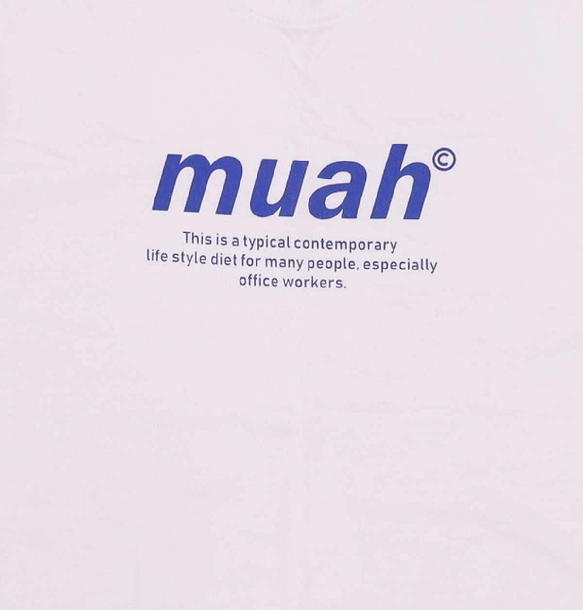 무아무아(MUAHMUAH) 반소매 티셔츠 FREE