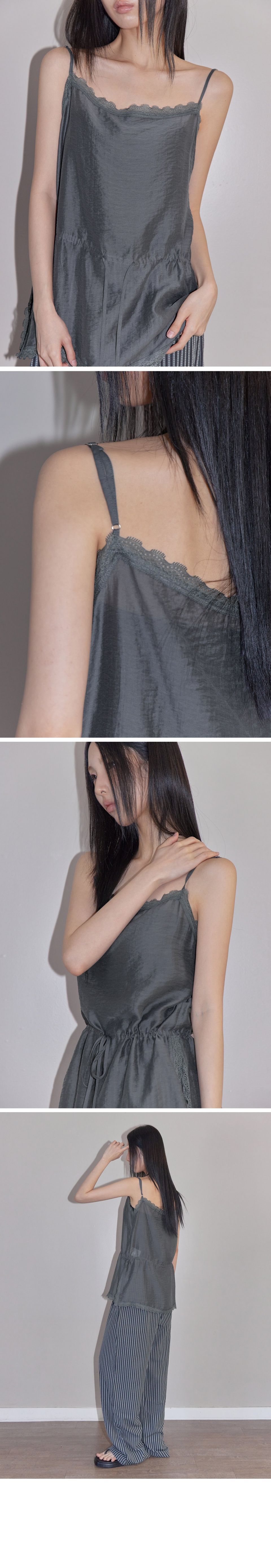 Na.e Mesh Sleeveless Greige メッシュ Na.e Mesh Sleeveless Greige