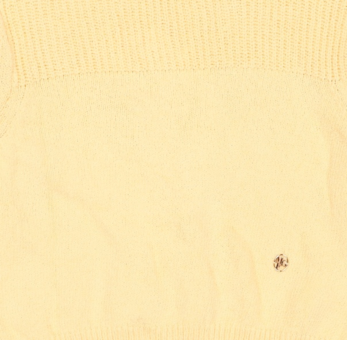 마리떼 프랑소와 저버(MARITHÉ + FRANҪOIS GIRBAUD) W BOUCLE CROP KNIT light yellow OS