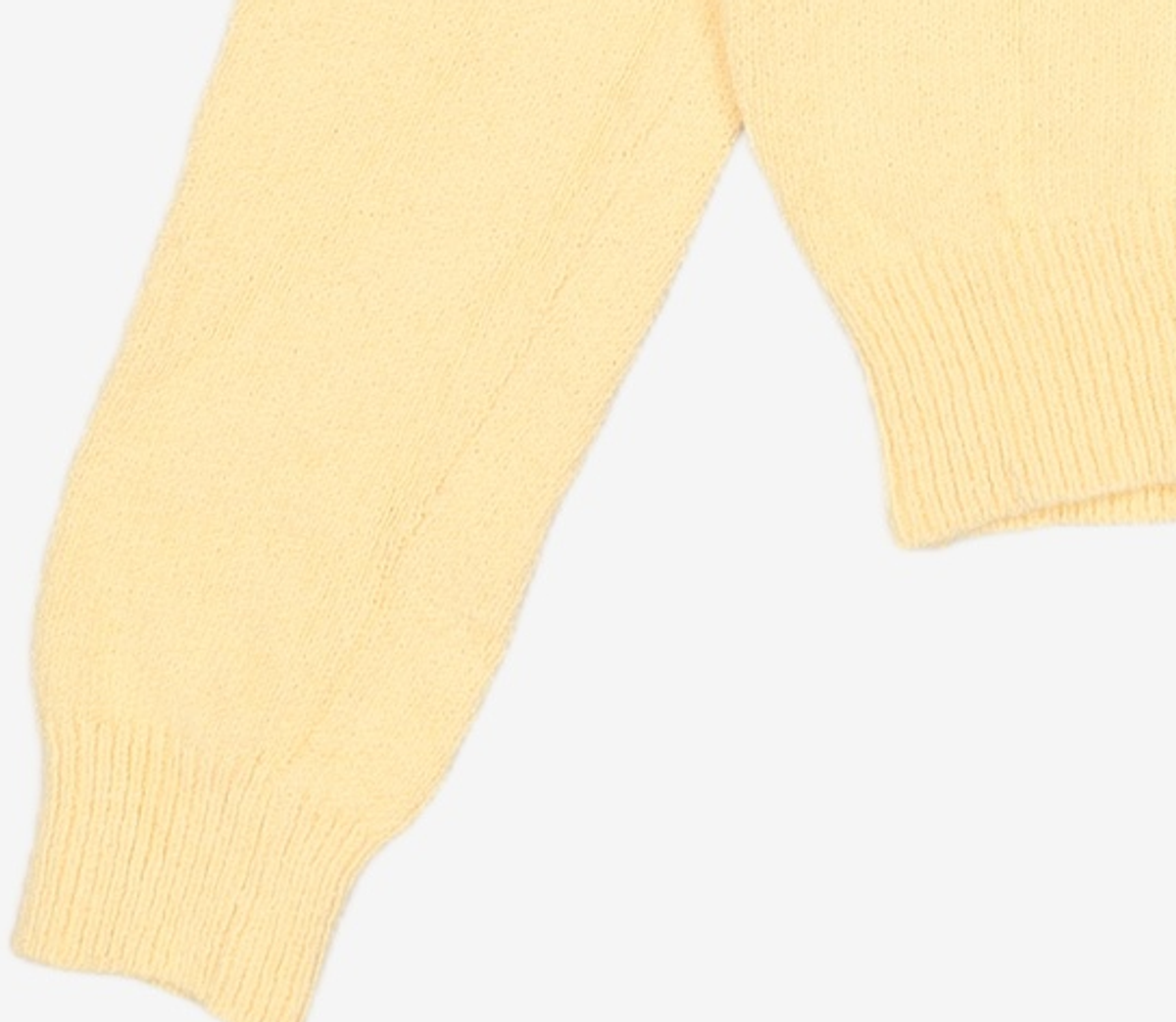 마리떼 프랑소와 저버(MARITHÉ + FRANҪOIS GIRBAUD) W BOUCLE CROP KNIT light yellow OS