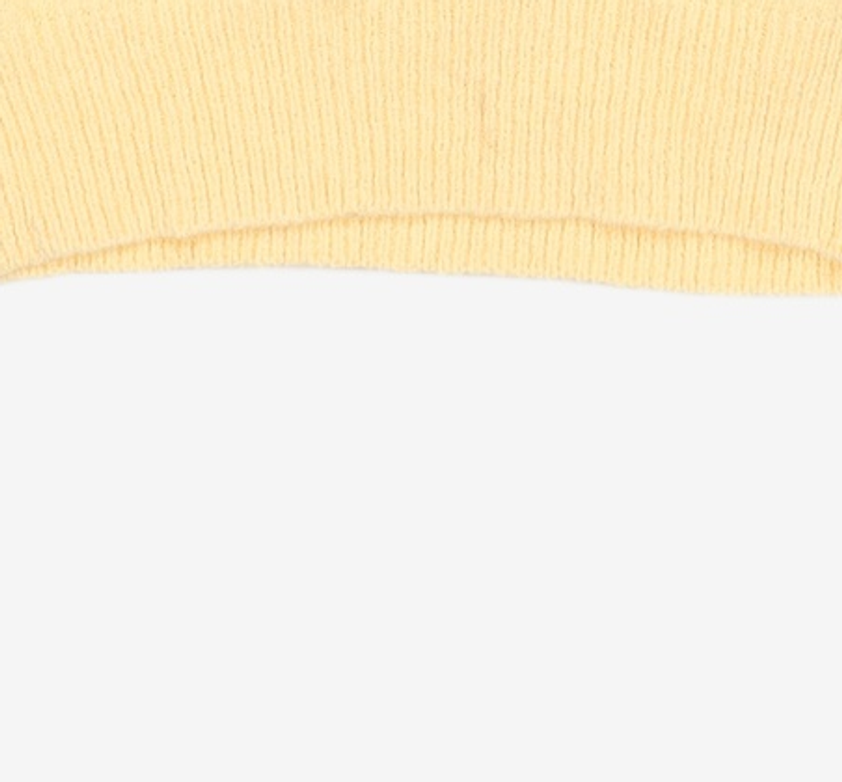 마리떼 프랑소와 저버(MARITHÉ + FRANҪOIS GIRBAUD) W BOUCLE CROP KNIT light yellow OS