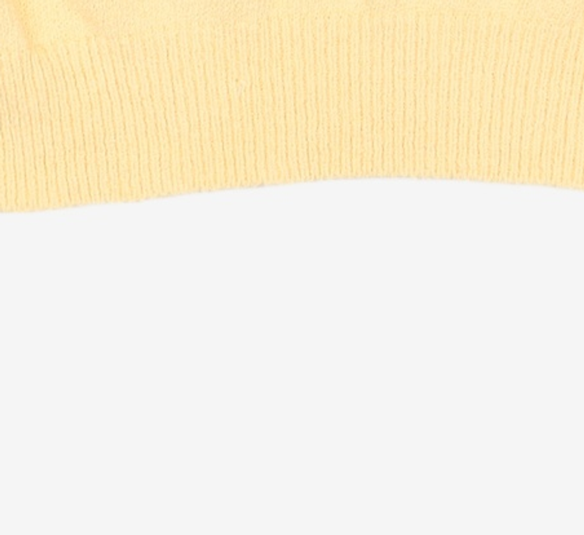 마리떼 프랑소와 저버(MARITHÉ + FRANҪOIS GIRBAUD) W BOUCLE CROP KNIT light yellow OS