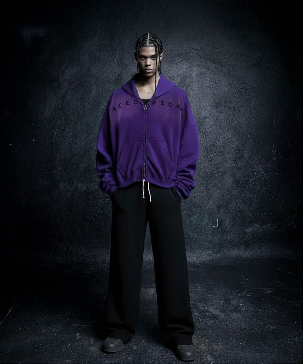 공공육이(GONGGONGYUKYI) DECAY ZIPPED HOODIE