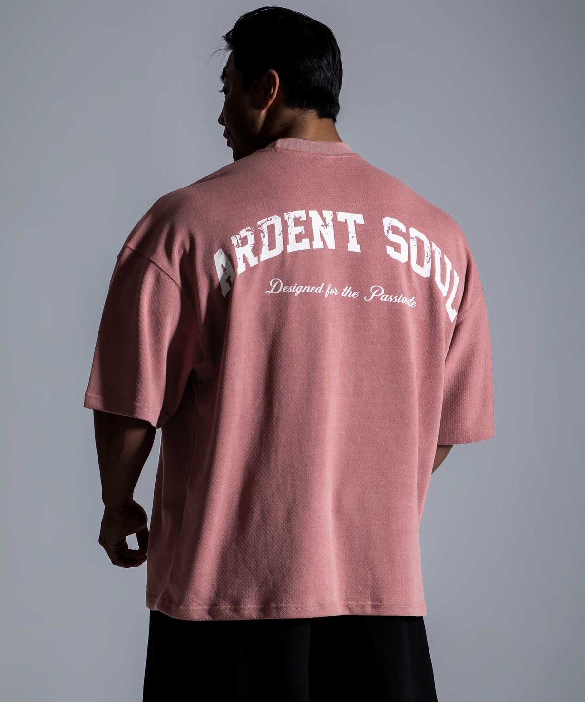 아던트소울(ARDENTSOUL) 피그먼트 메쉬 자이언트핏 반팔 2color